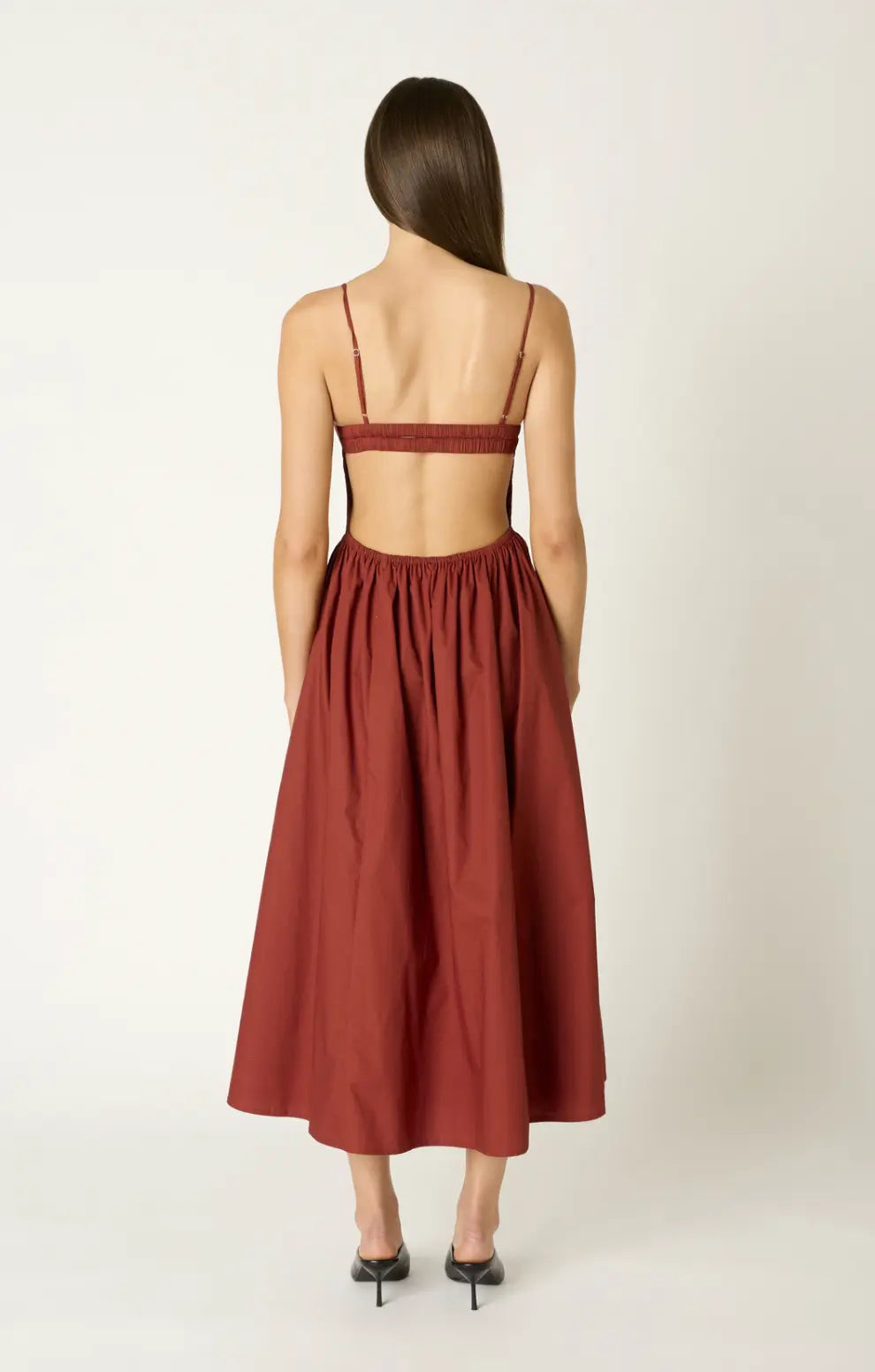 The Marlowe Poplin Midi Dress