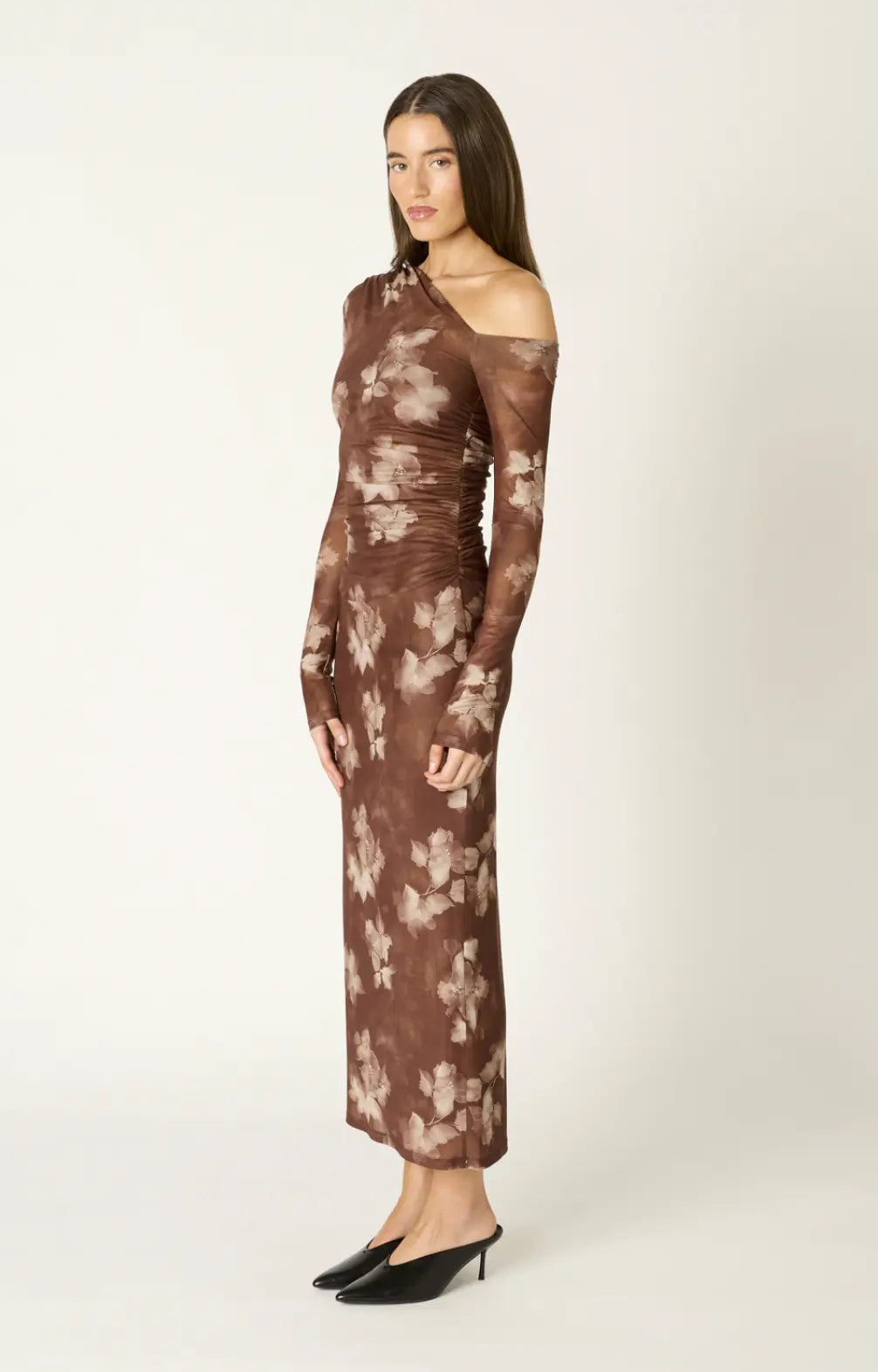 The Afterglow Floral Mesh Dress