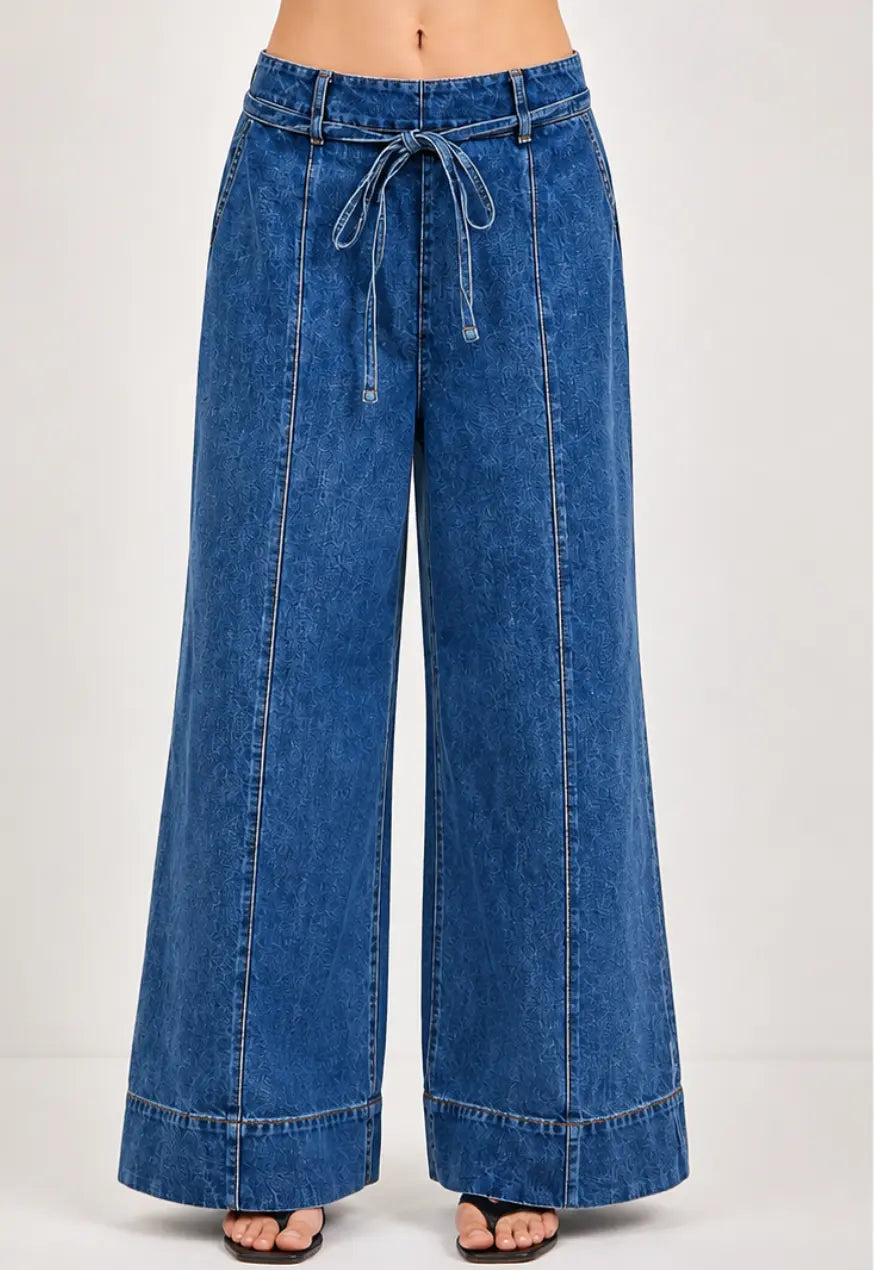 The Mercer Wide Leg Jeans