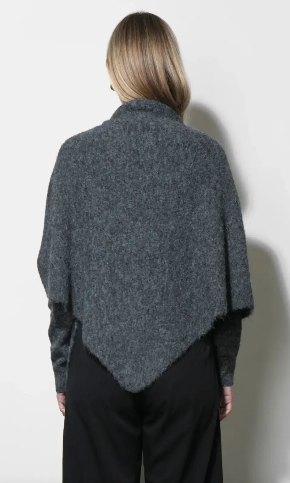 Yumi Sweater Top & Detachable Shawl Set