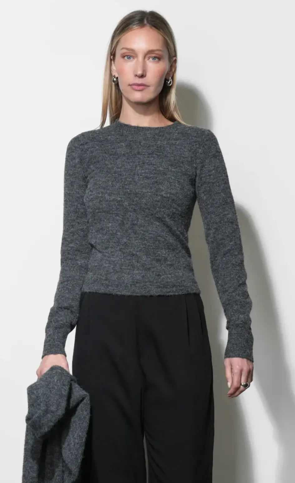 Yumi Sweater Top & Detachable Shawl Set
