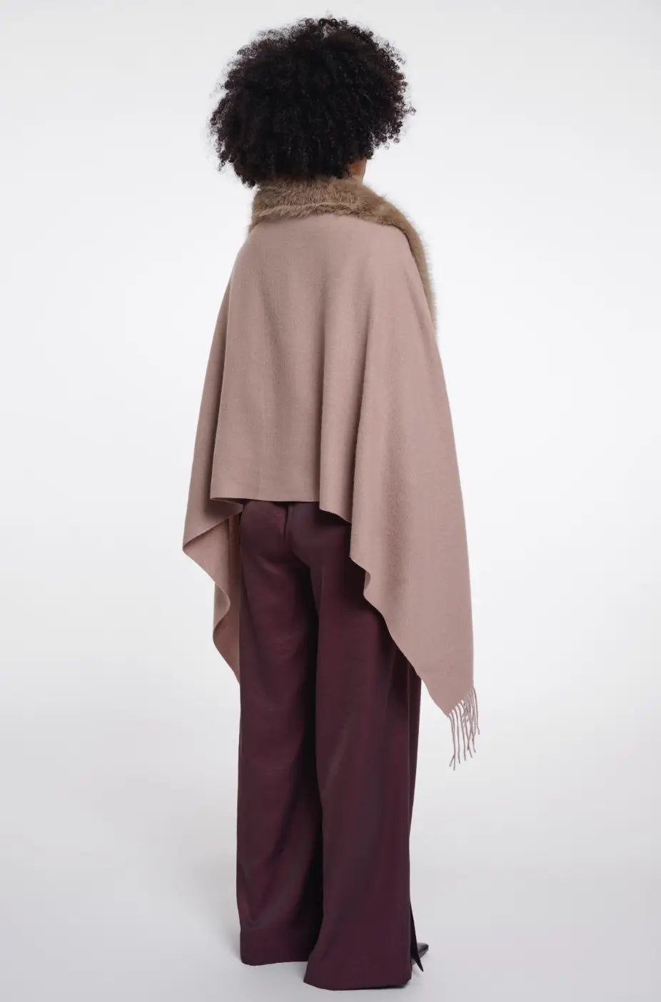 The Beaumont Faux Fur Shawl