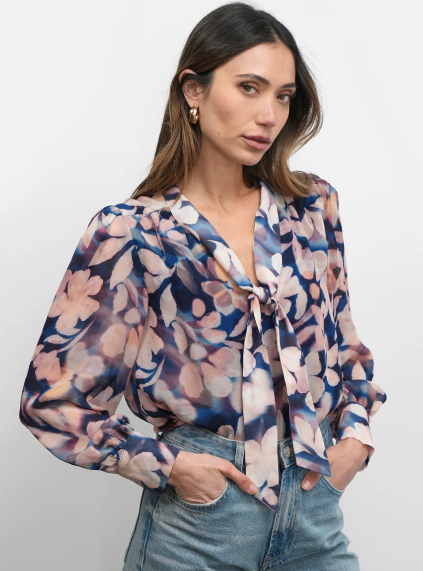 Midnight Bloom Blouse - Sprig Beauty Co