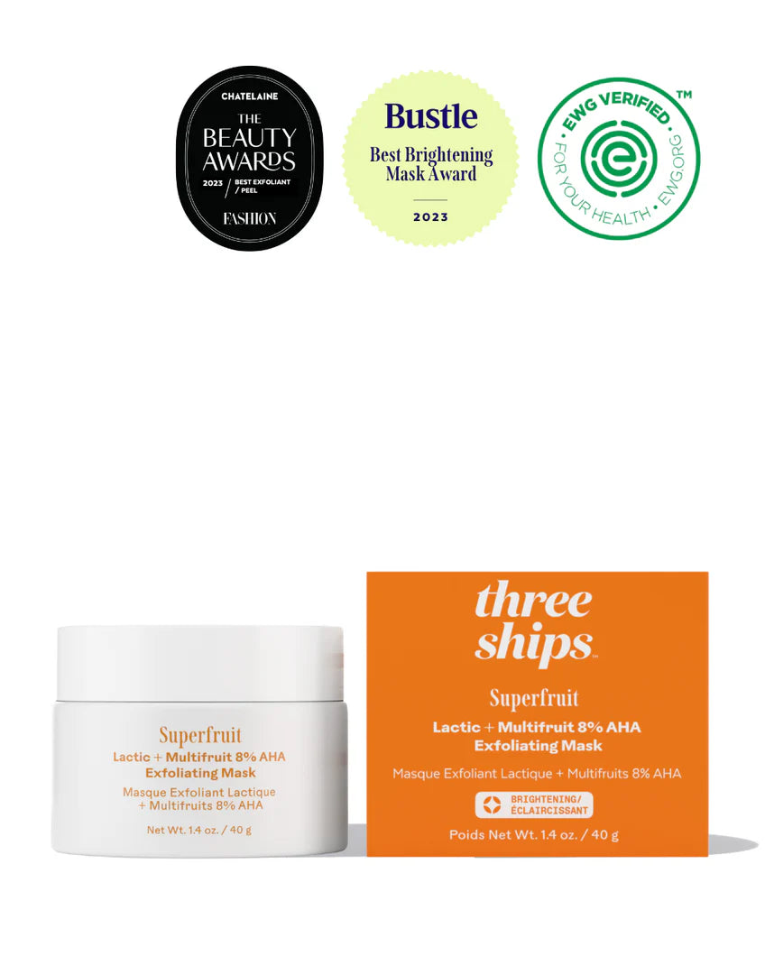 Lactic + Multifruit 8% AHA Exfoliating Mask - Sprig Beauty Co