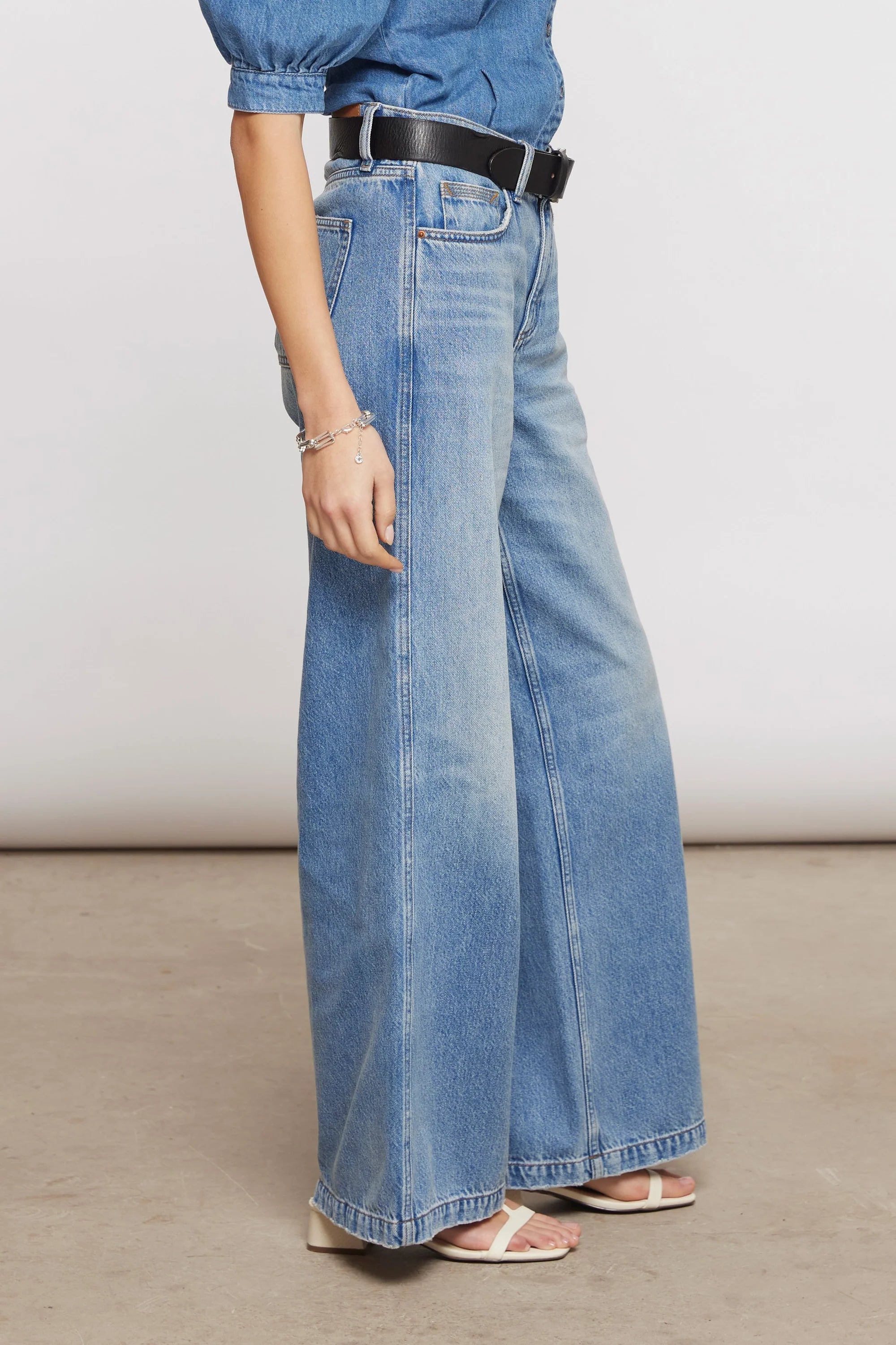 Bay Super Wide Leg Jean Seventy + Mochi