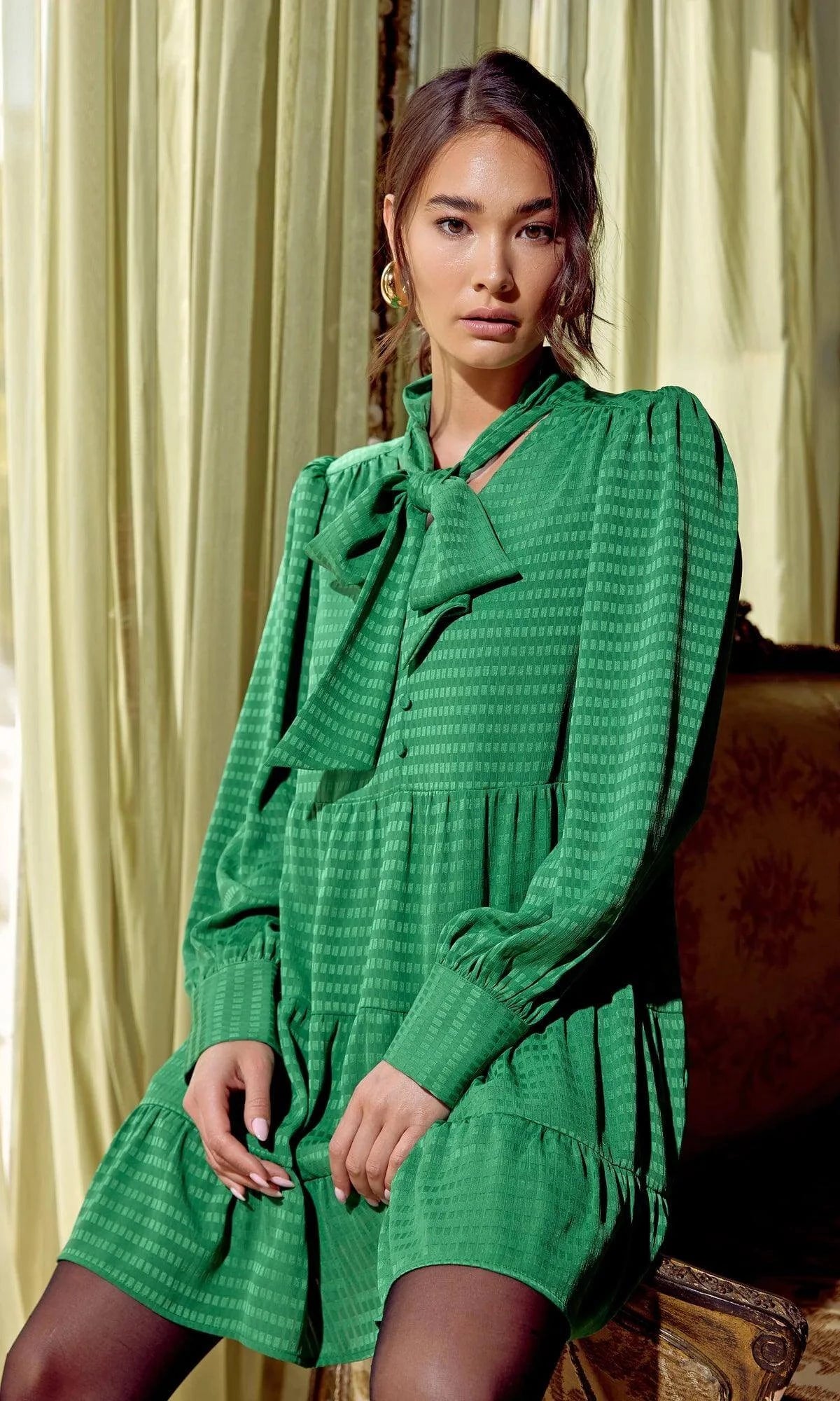 Bella Tie Dress - Sprig Flower Co