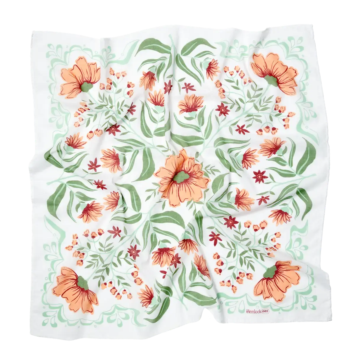 Wild Flora Cotton Bandana Handker Bandana