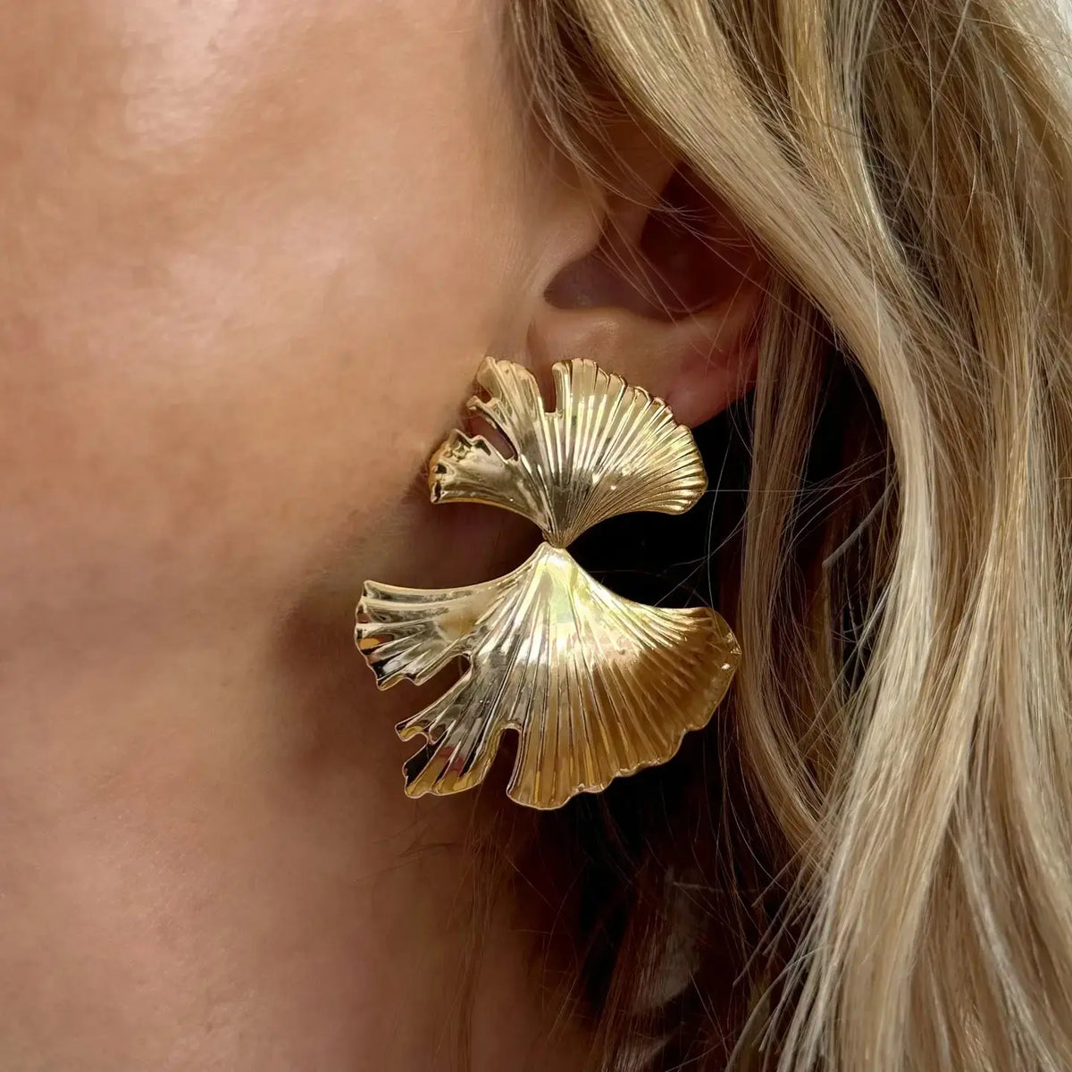 The Isla Ginkgo Earrings