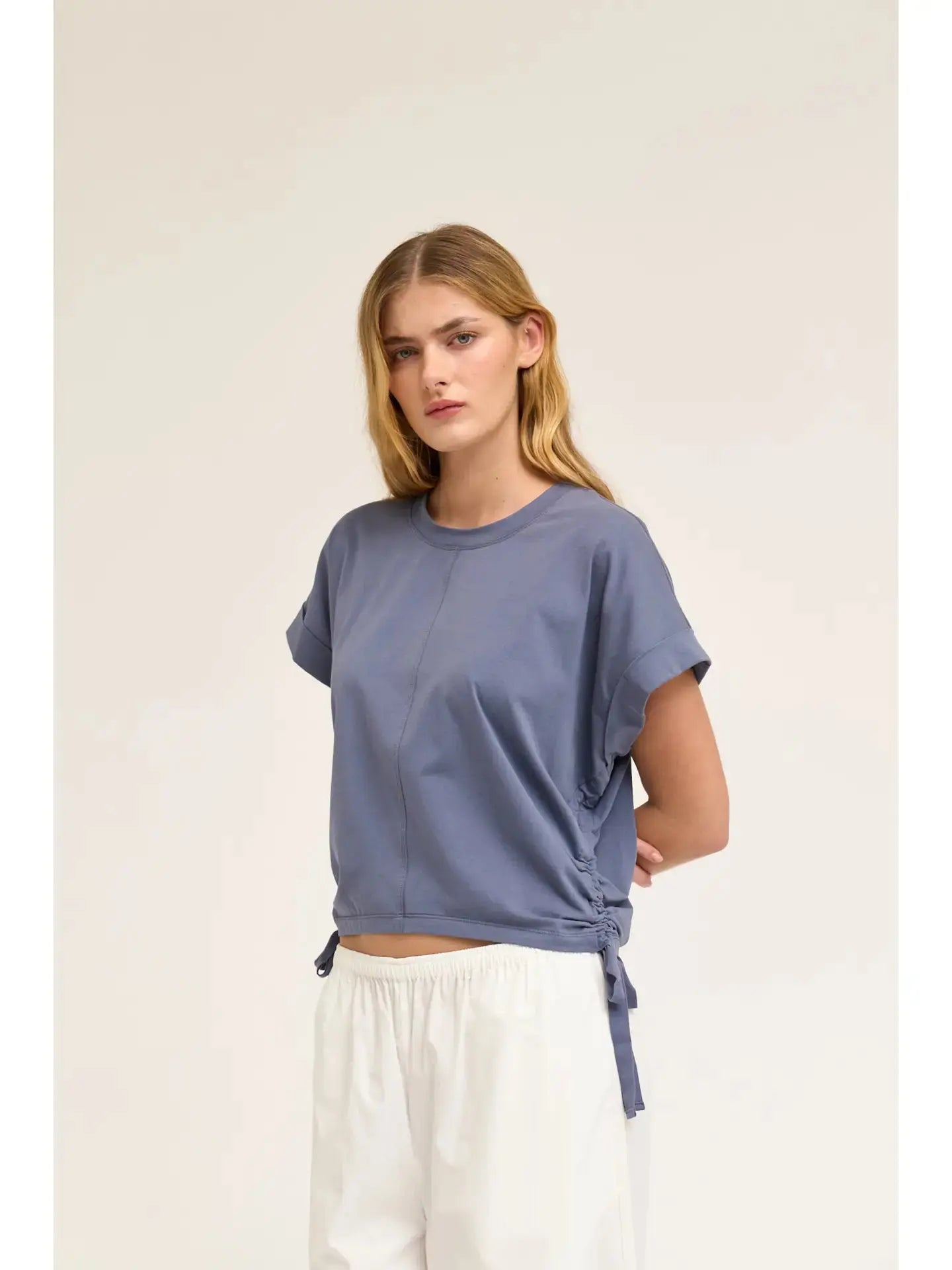 Willow Drawstring Tee Grade and Gather