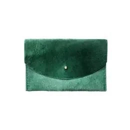 Envelope Pouch - Kelp Hair on Hide - Sprig Flower Co