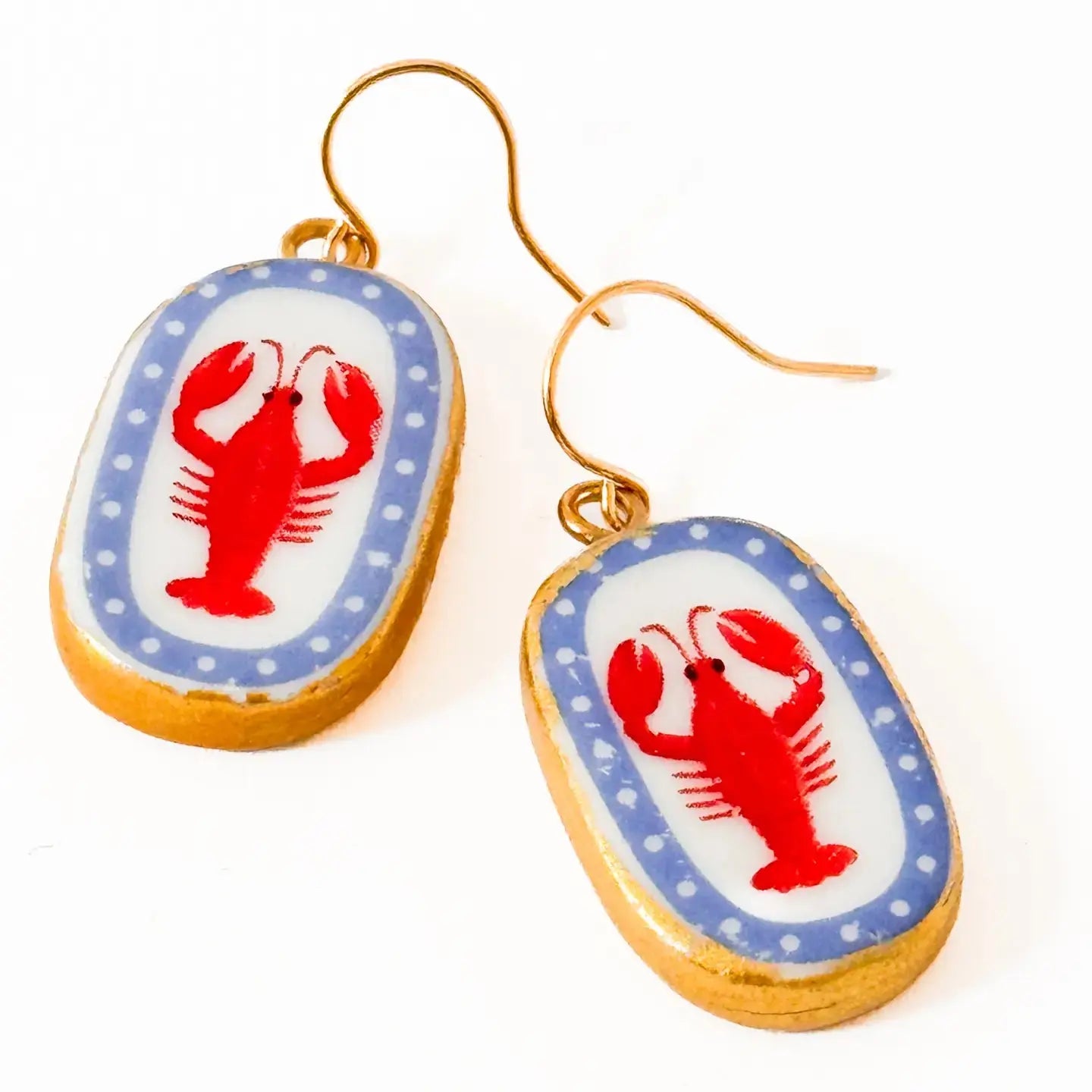 Ceramic Lobster Earrings Nest Pretty Things
