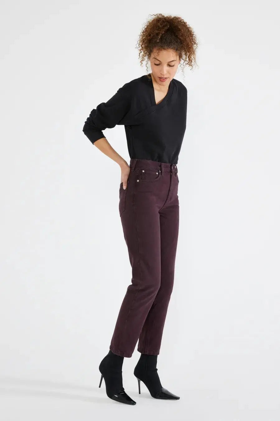 Finn Slim Straight Denim - Sprig Flower Co