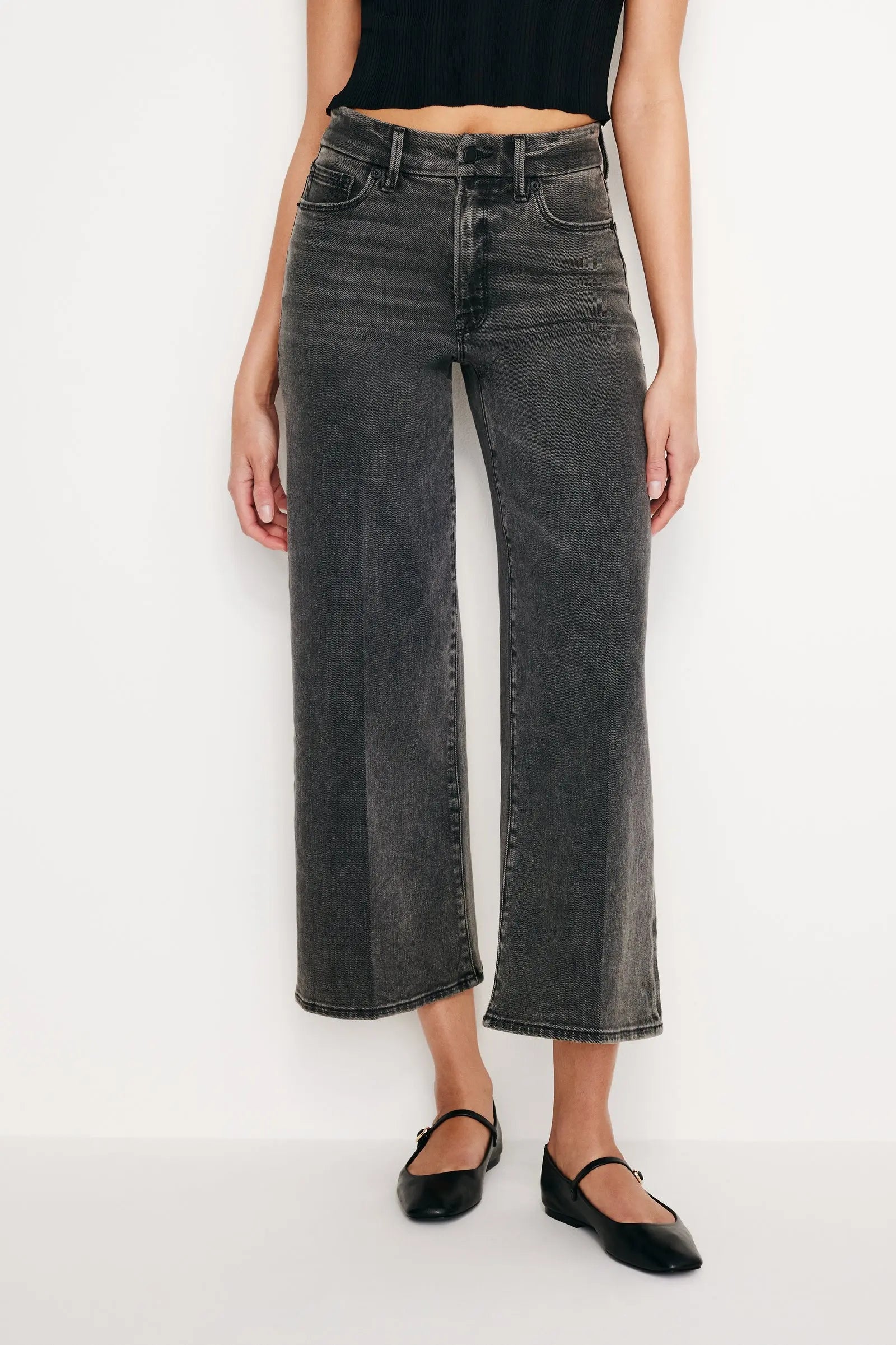 Good Waist Cropped Palazzo - Sprig Flower Co