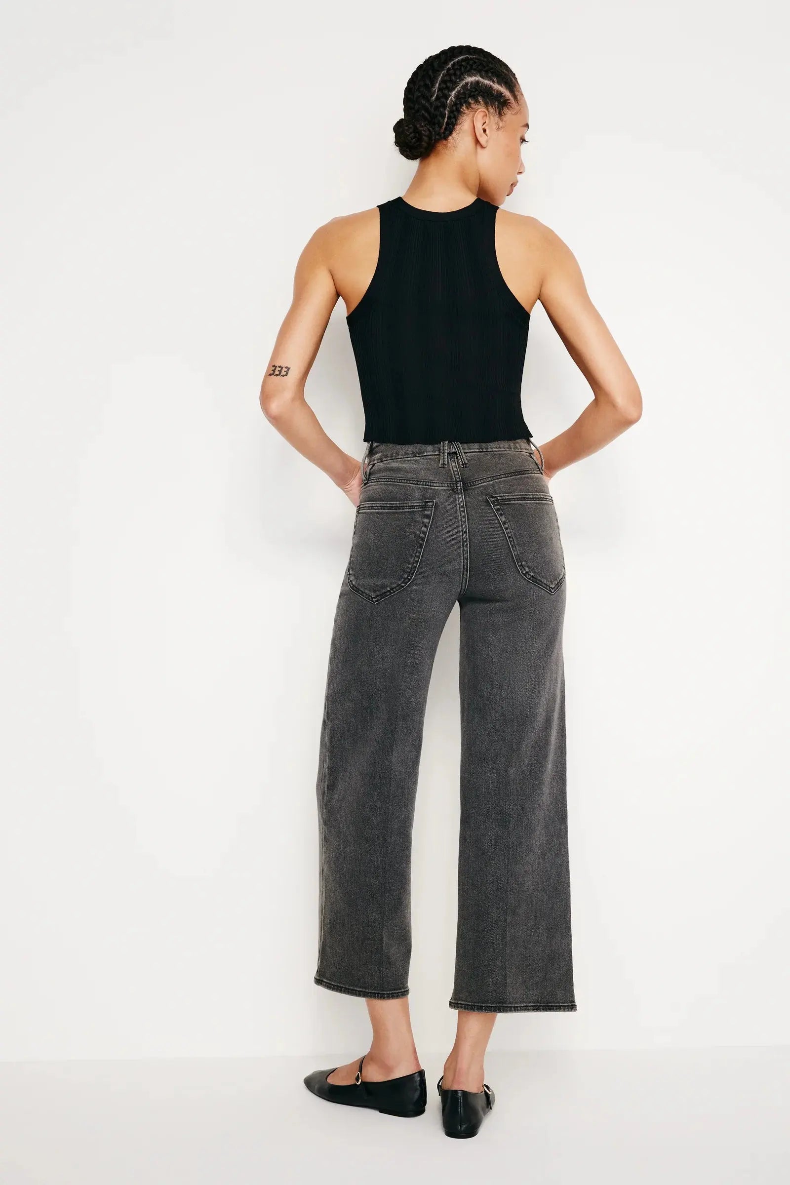 Good Waist Cropped Palazzo - Sprig Flower Co