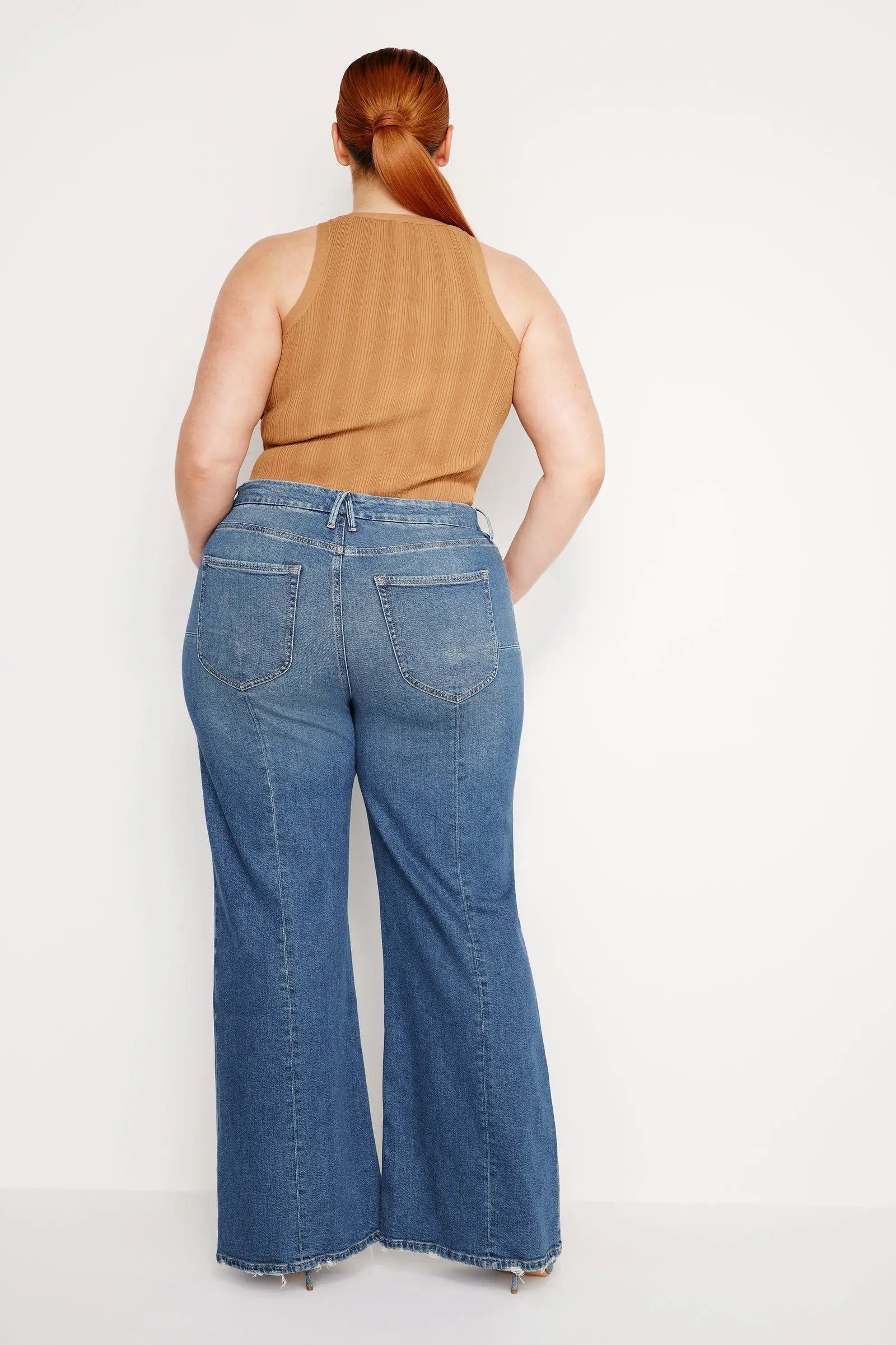 Good Waist Palazzo Jeans - Sprig Flower Co