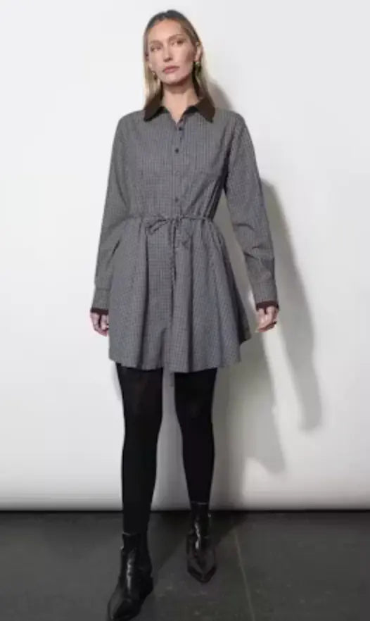 Greylin Kylie Fall Shirt Dress in extra small size, featuring a stylish fall-inspired design and casual shirt dress style.