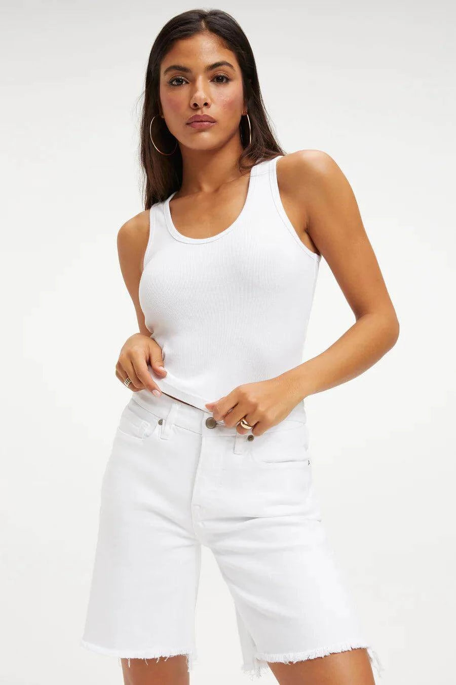 Heritage Ribbed Tank - Sprig Flower Co