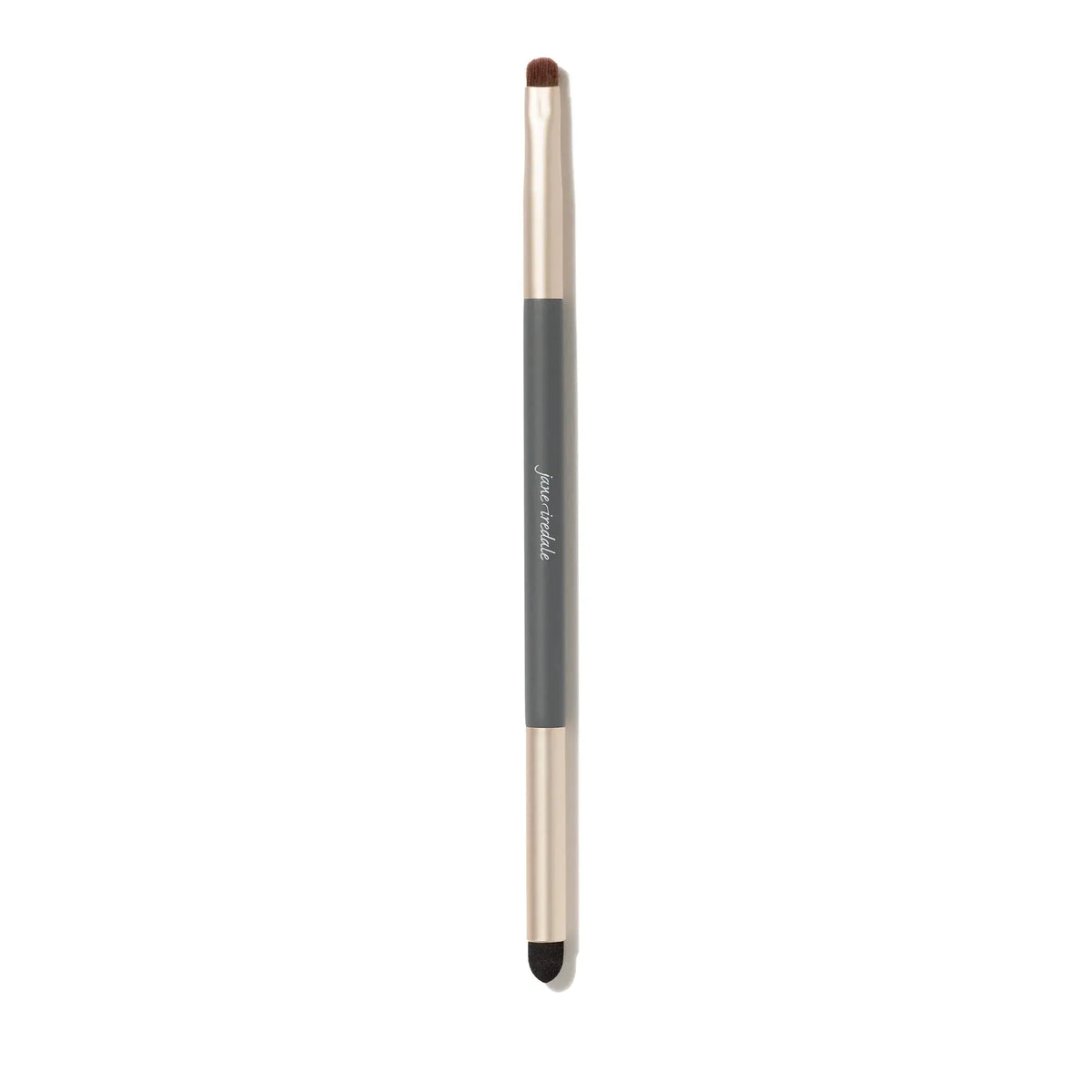 Jane Iredale Smudge Eye Brush with soft bristles for blending eyeshadow and creating smoky eye looks.