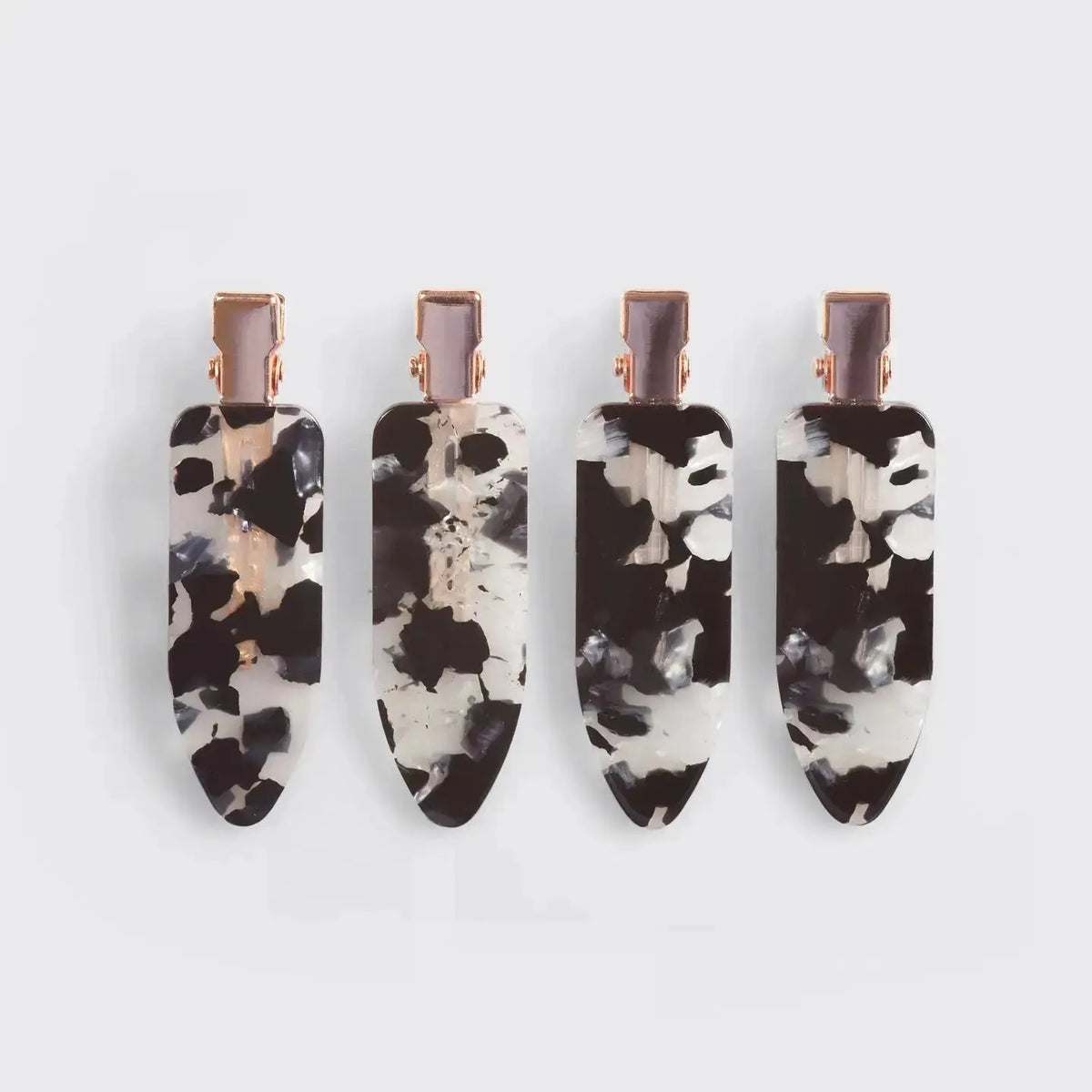 Kitsch creaseless clips for apparel, small black hair clips holding hair back smoothly and securely.