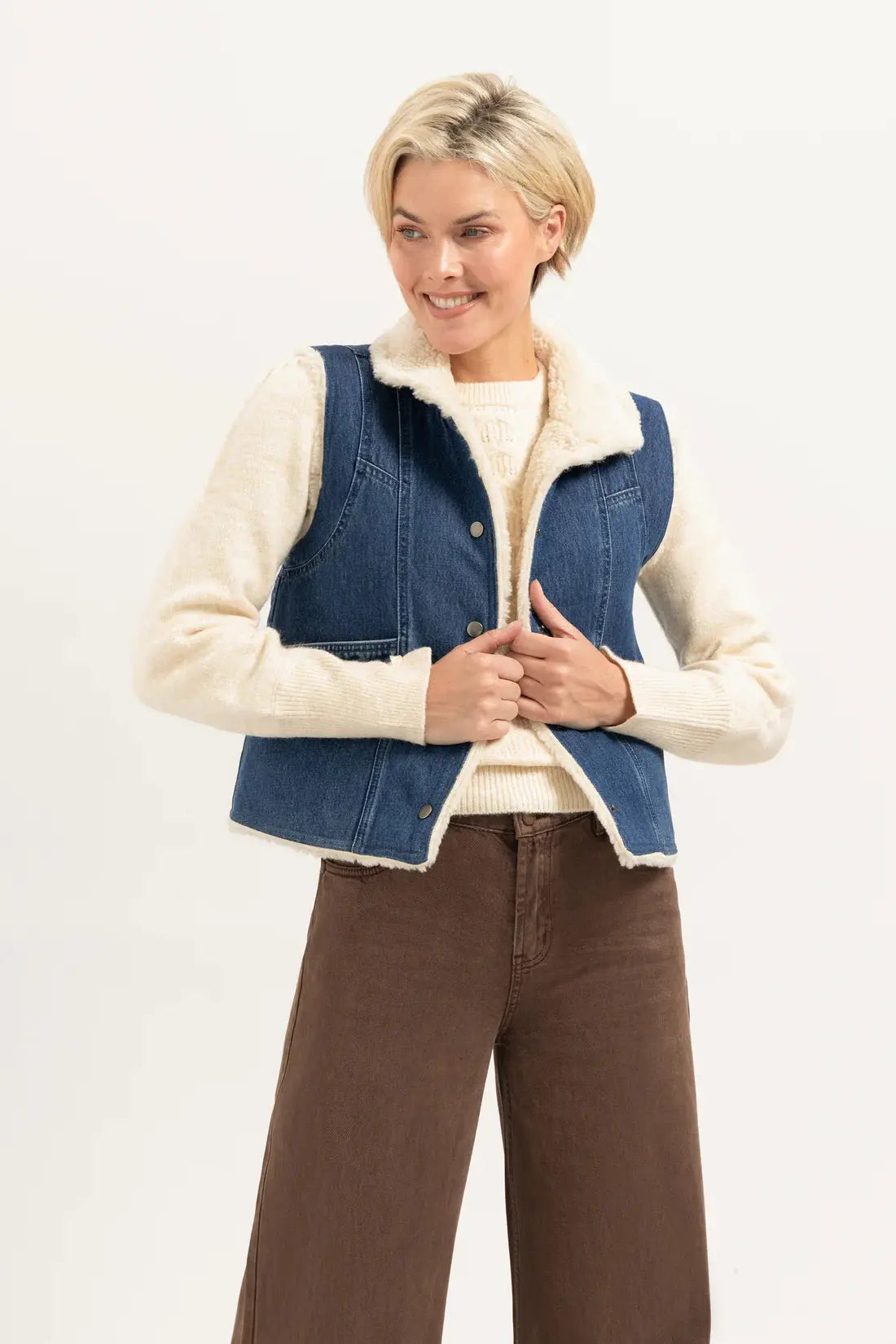 Jeni Teddy Gilet - Sprig Beauty Co