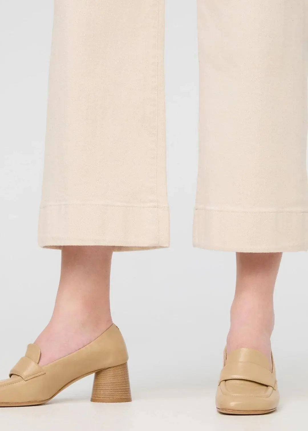 LuxTwill High Rise Trouser - Ecru - Sprig Flower Co