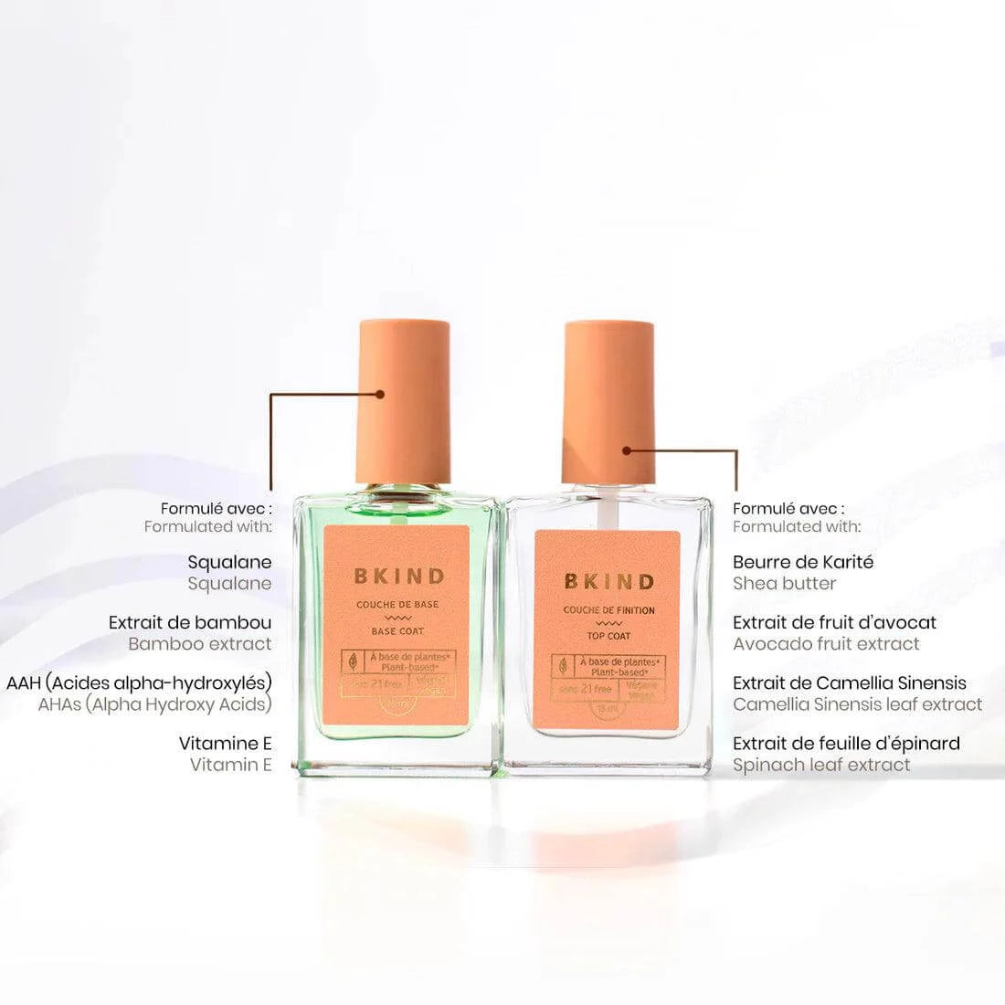 Manicure Pack - Nail Polish Base and Top Coats - Sprig Flower Co
