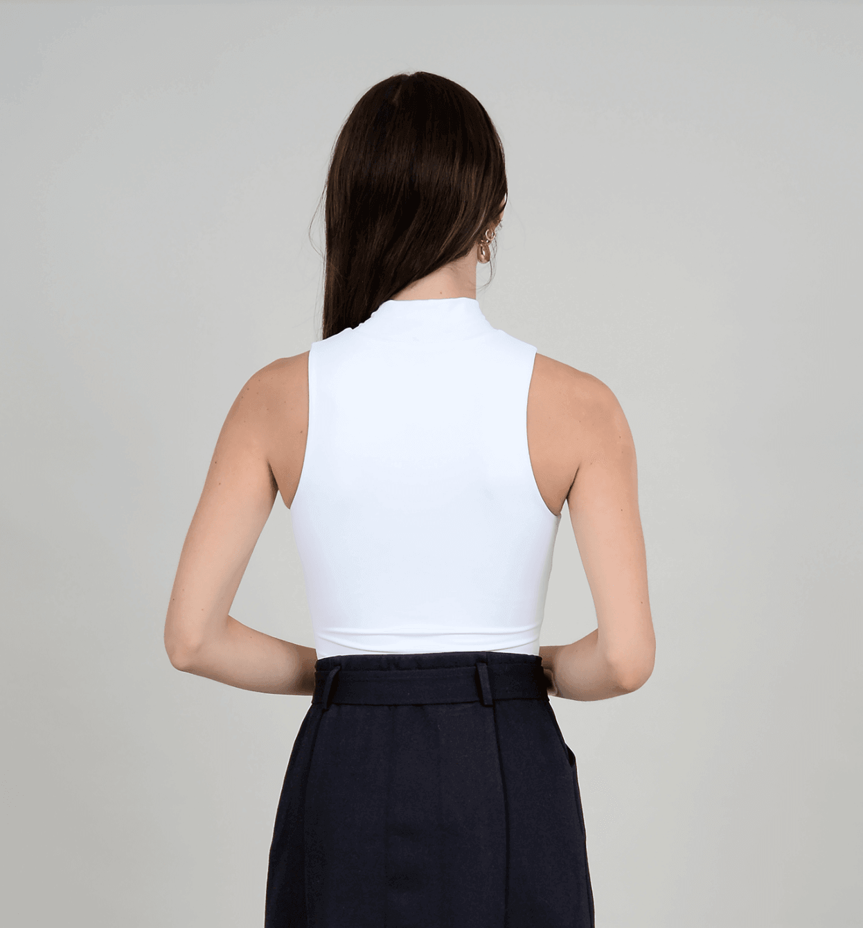Mika Mock Neck Bodysuit - Sprig Flower Co