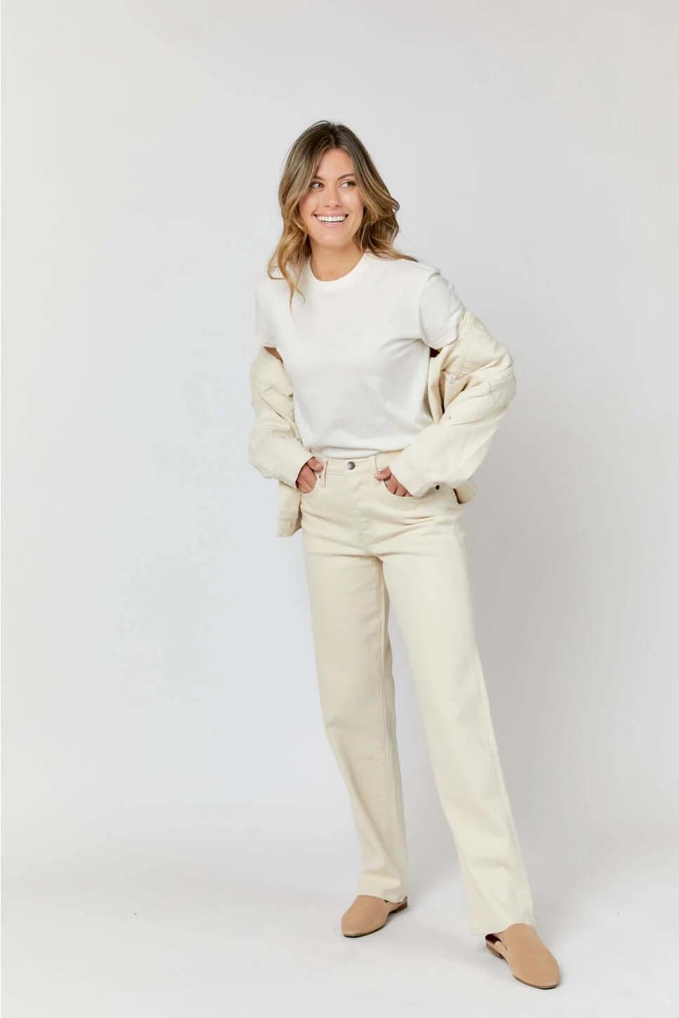 Mulberry Straight Denim - Sprig Flower Co