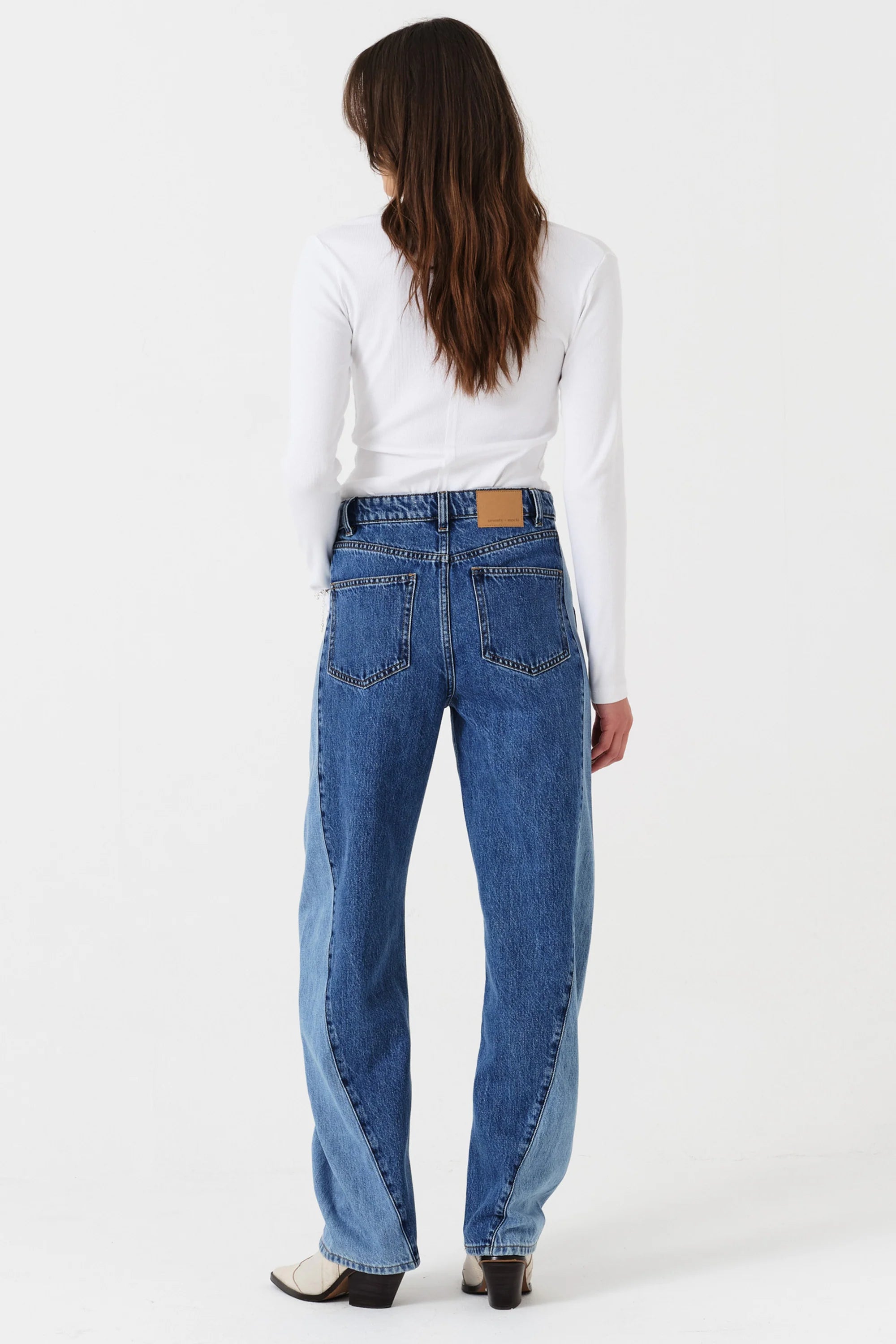 Twisted Nina Barrel Leg Jean Seventy + Mochi