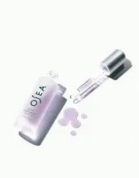 Osea Dream Night Serum with bio-retinol in a sleek glass bottle, featuring dropper applicator for nighttime skincare.