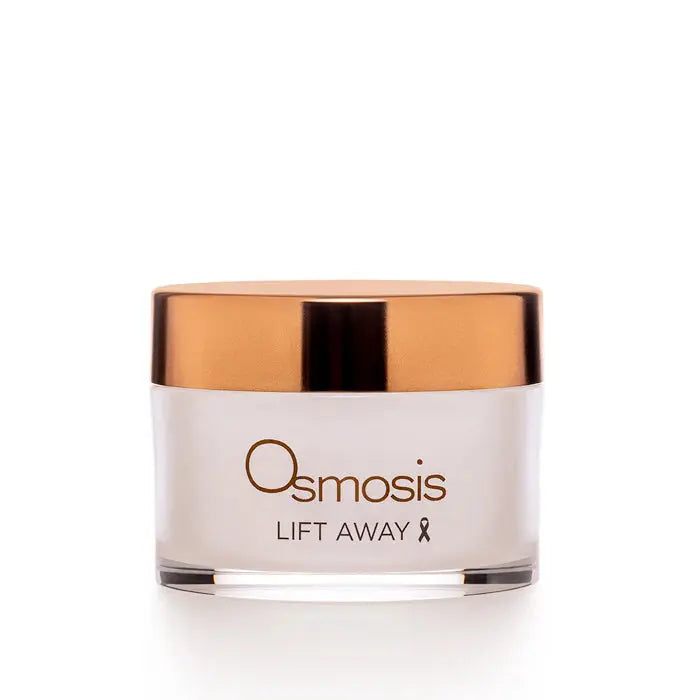 Osmosis Lift Away Cleansing Balm in a jar, showcasing the creamy texture of this gentle facial cleanser.