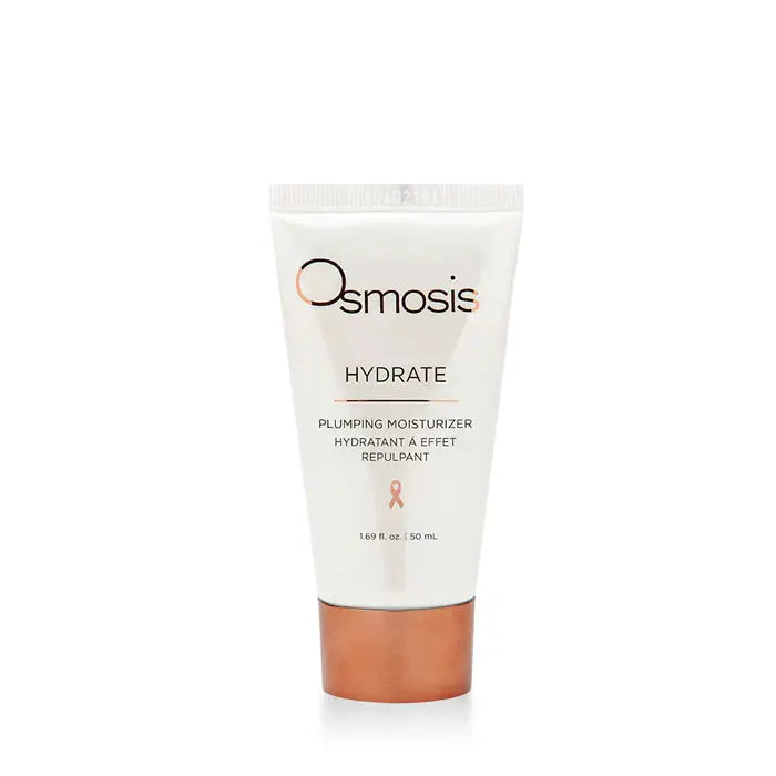 Osmosis Hydrate Plumping Moisture skin care product in a sleek jar, designed to boost hydration and improve skin plumpness.