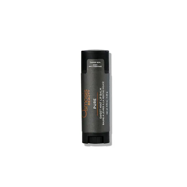 Osmosis Pure Lip Balm in a small container, featuring a smooth, hydrating formula for soft, moisturized lips.