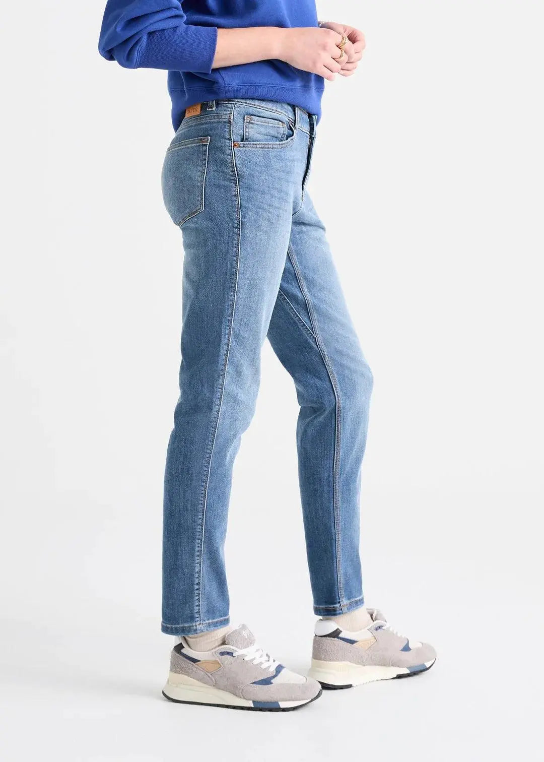 Performance Denim Girlfriend - Vintage Light Stone - Sprig Flower Co