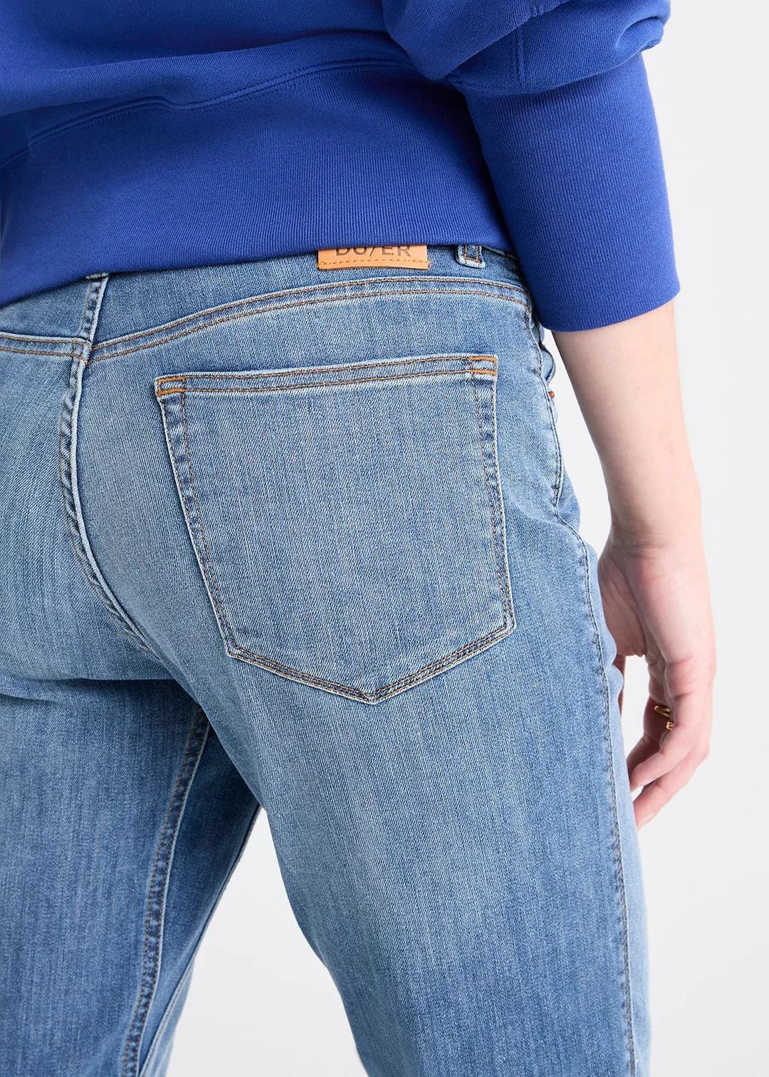 Performance Denim Girlfriend - Vintage Light Stone - Sprig Flower Co