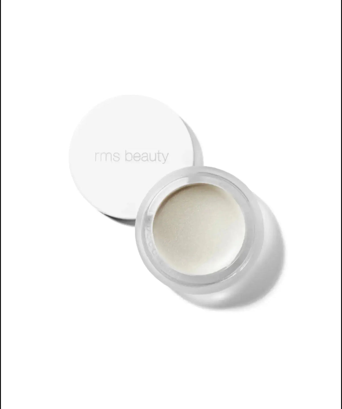 RMS Beauty Living Luminizer highlighting a radiant, glowing face with a natural dewy finish and subtle shimmer.