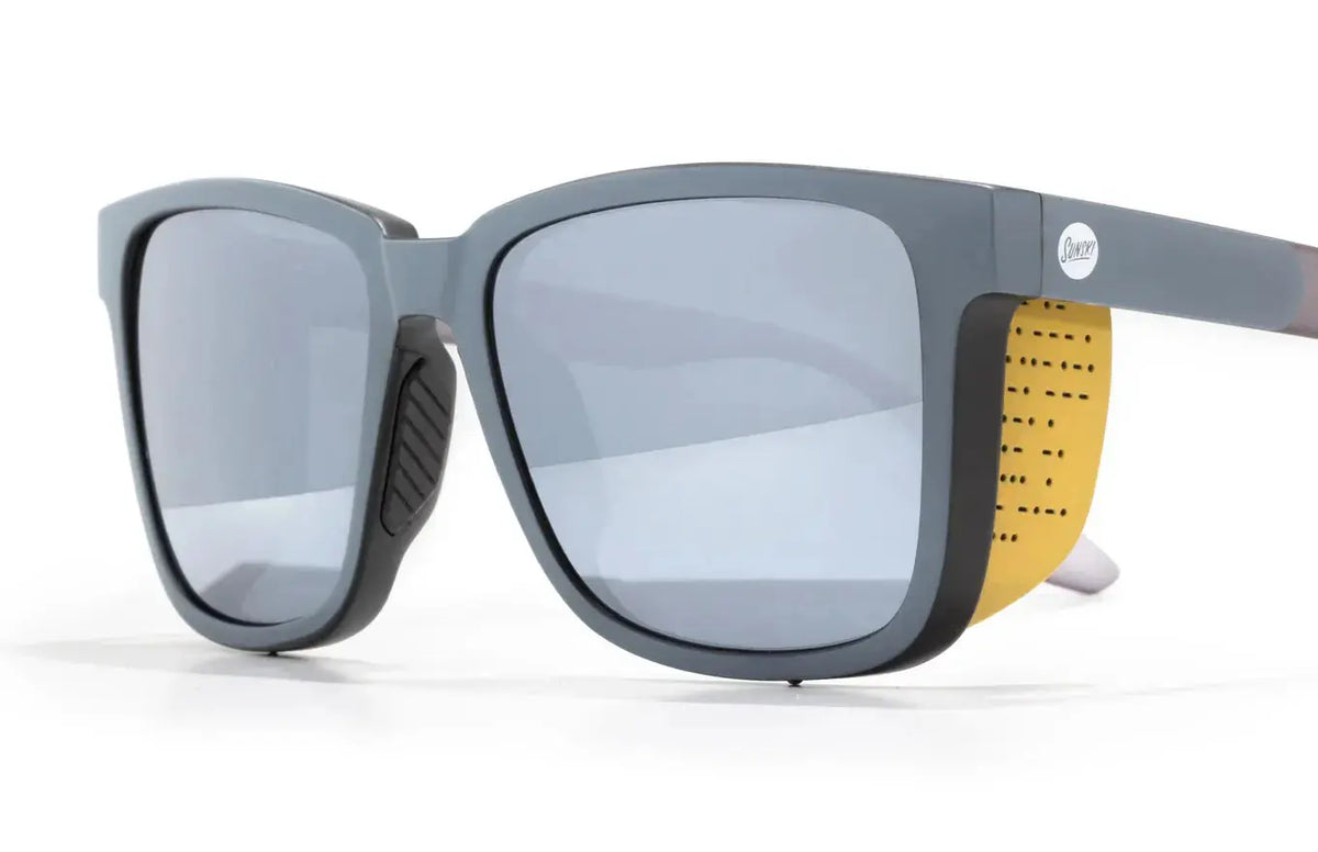 Sunski Corridor sunglasses with black frames and tinted lenses, stylish eyewear for sun protection and outdoor activities.