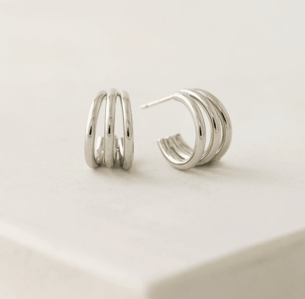 Zara Hoop Earrings - Sprig Flower Co