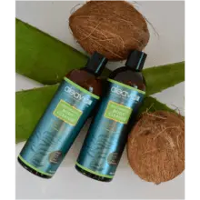 Aleavia Enzymatic Body Cleanse bath product in a 16 oz bottle, designed for gentle skin cleansing and detoxification.