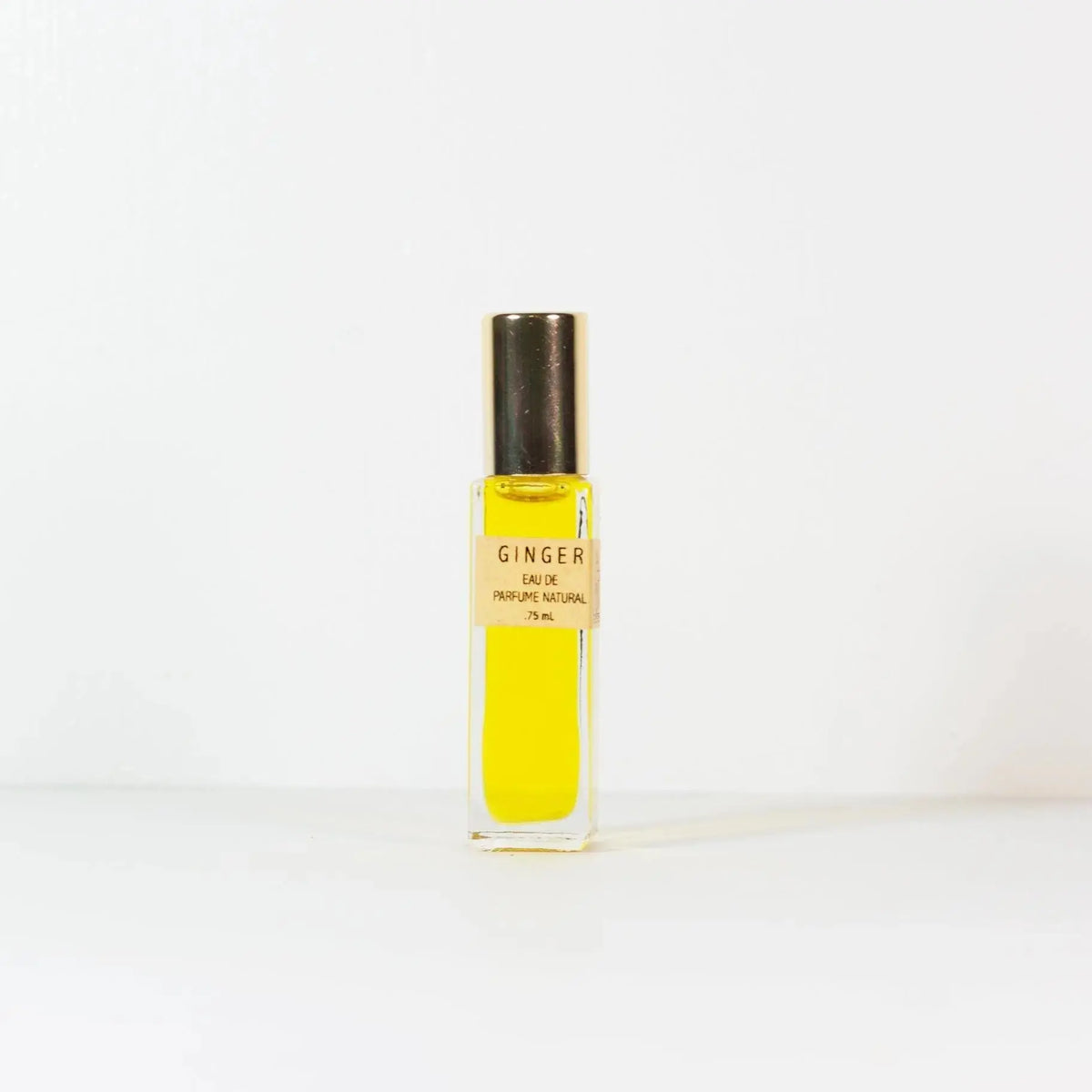 Bohemian Reves Ginger Botanical Perfume roller bottle, 10ml, featuring natural ginger scent and botanical ingredients.