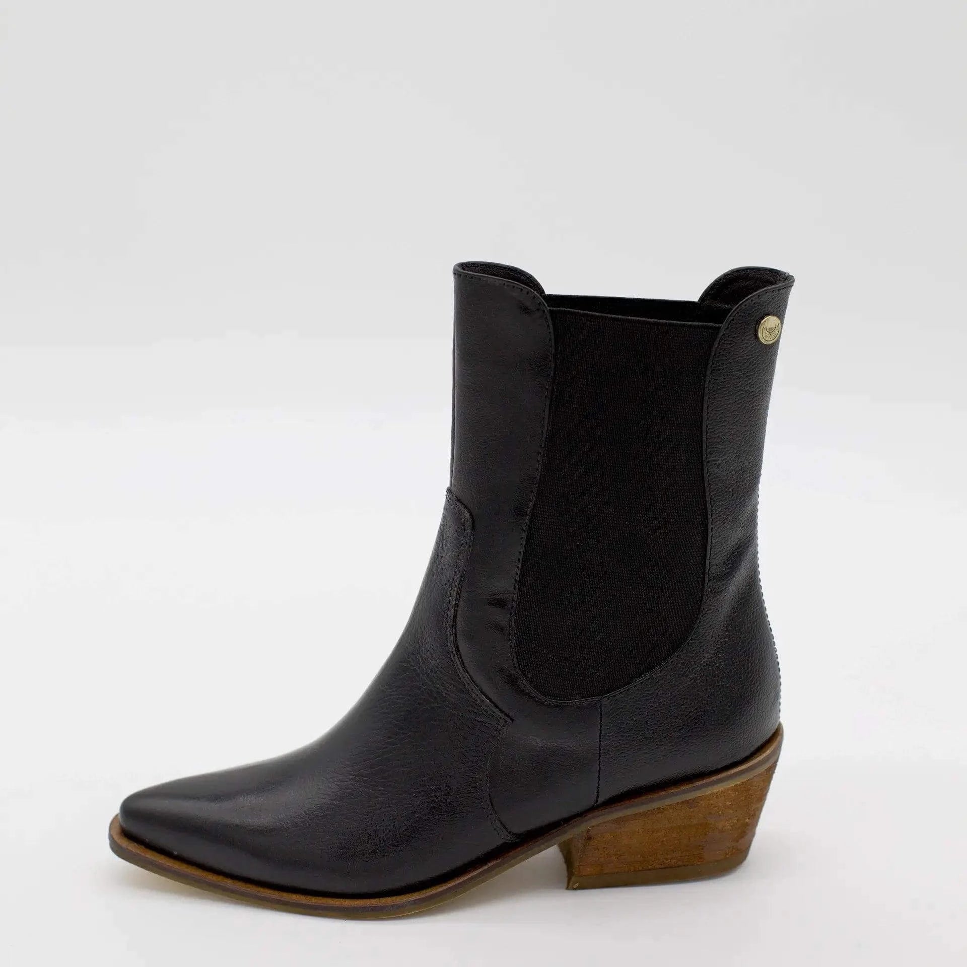 Dallas Western Chelsea Boot - Black - Sprig Flower Co