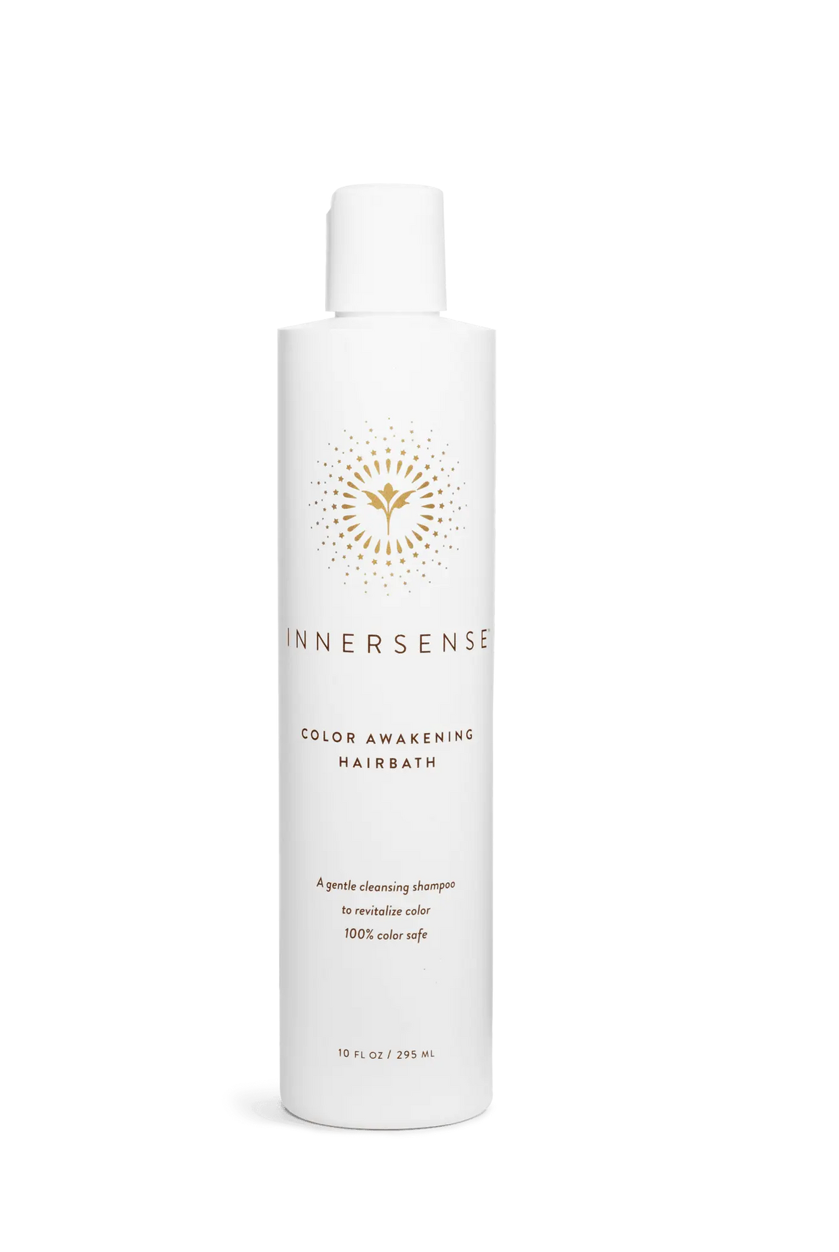 Innersense Organic Beauty Color Awakening Hairbath in a pump bottle, featuring natural ingredients for vibrant hair care.