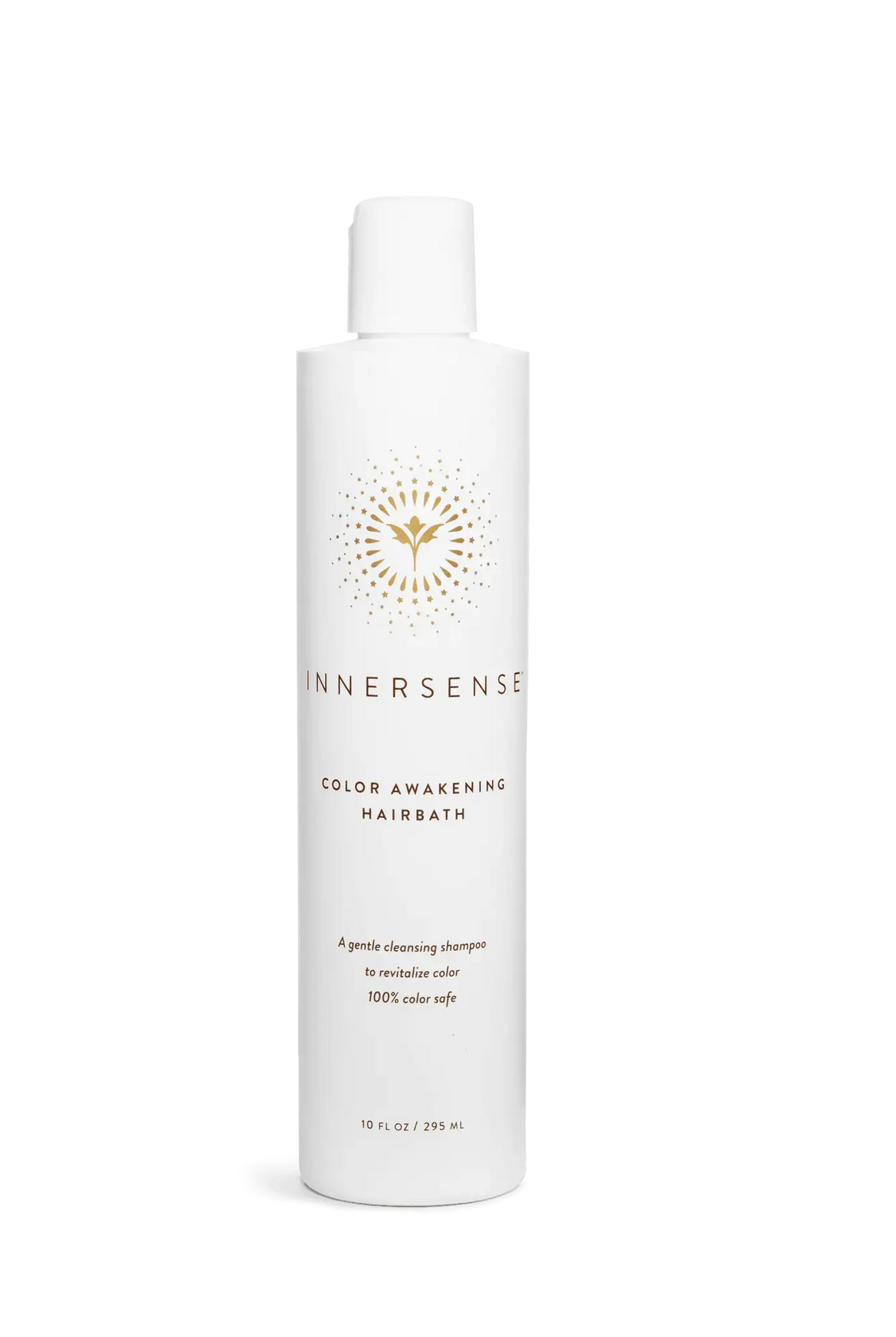 Innersense Organic Beauty Color Awakening Hairbath in a pump bottle, featuring natural ingredients for vibrant hair care.