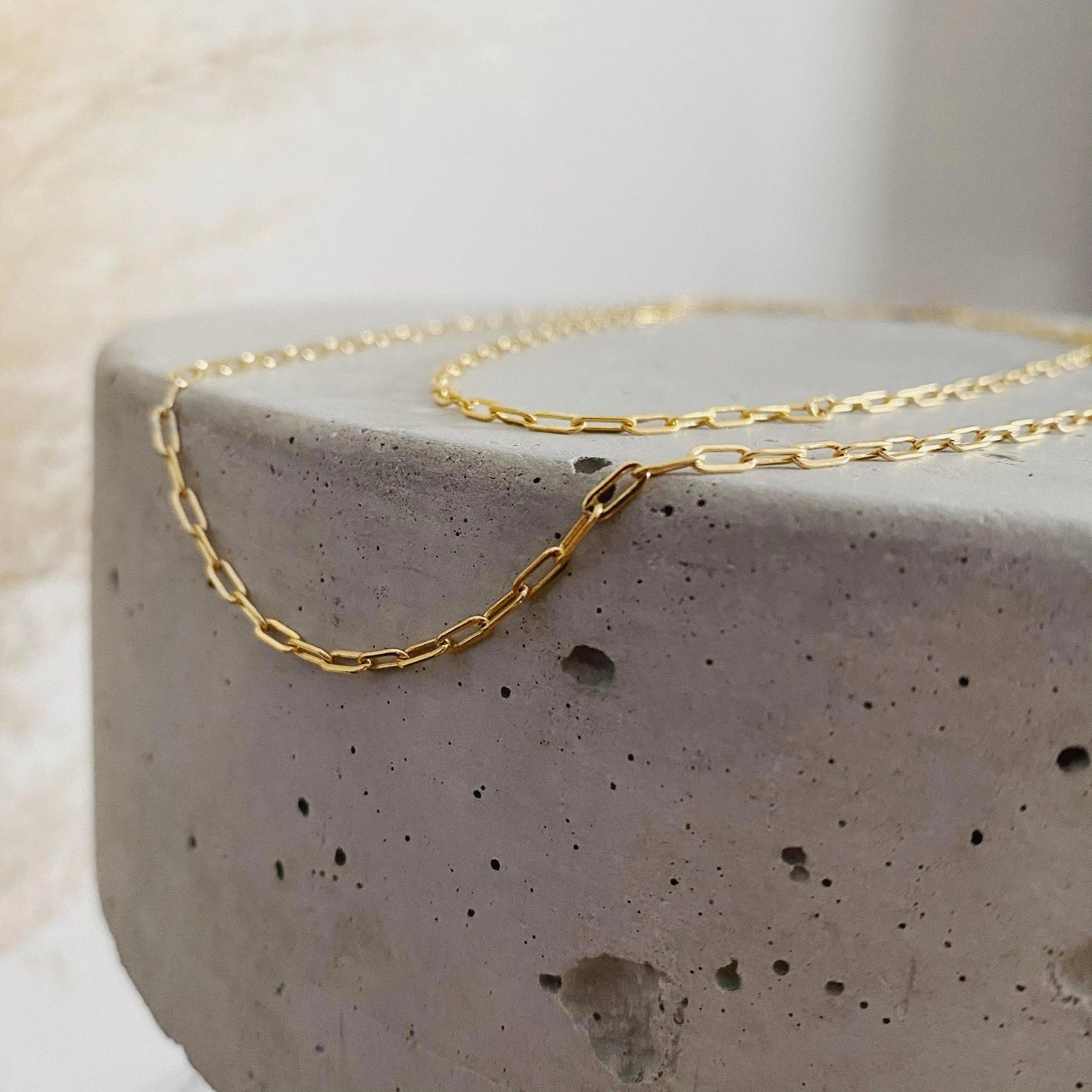 Petite Paperclip Chain - Sprig Flower Co