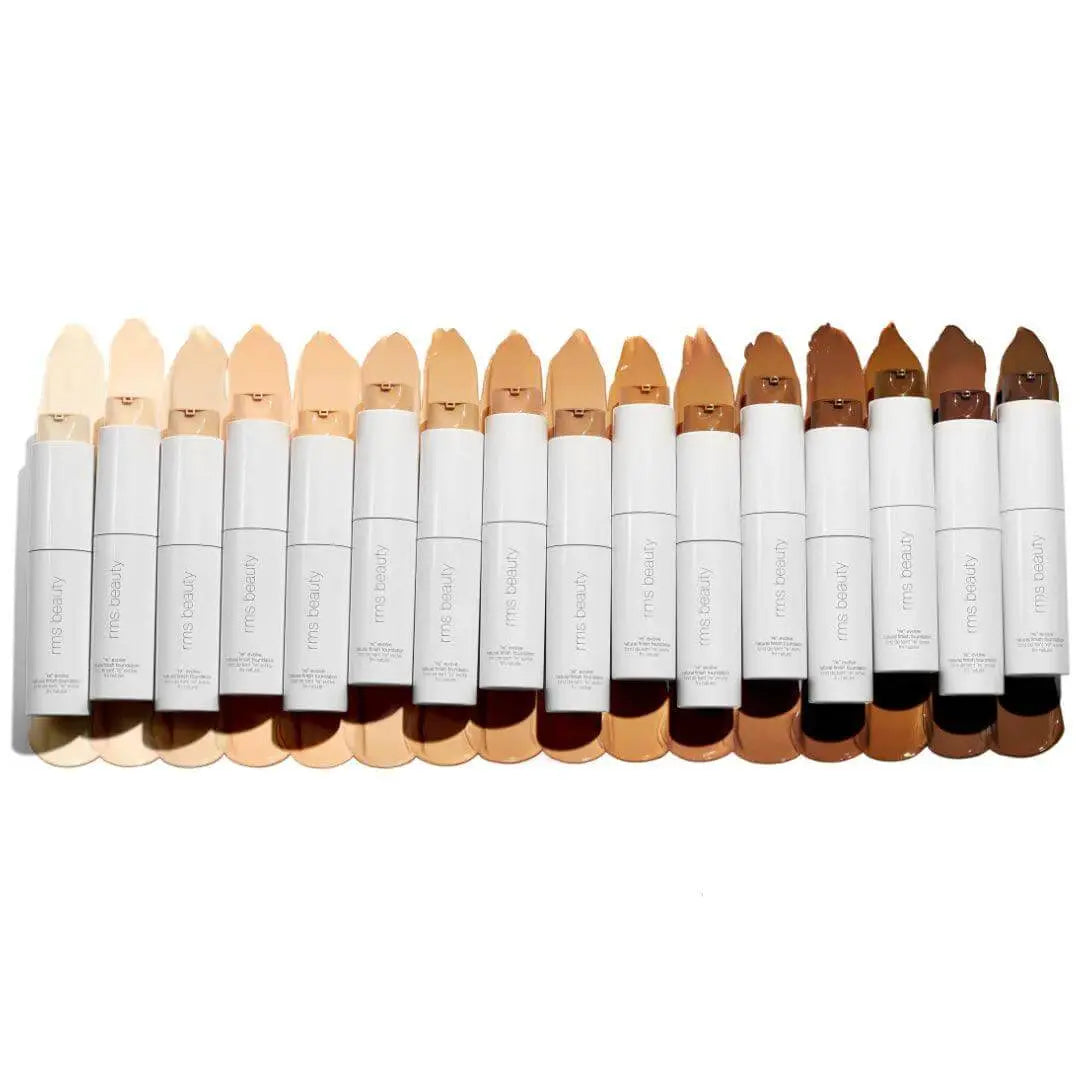 ReEvolve™ Natural Finish Liquid Foundation refill by RMS Beauty, creamy liquid makeup for a natural look, displayed in the image.