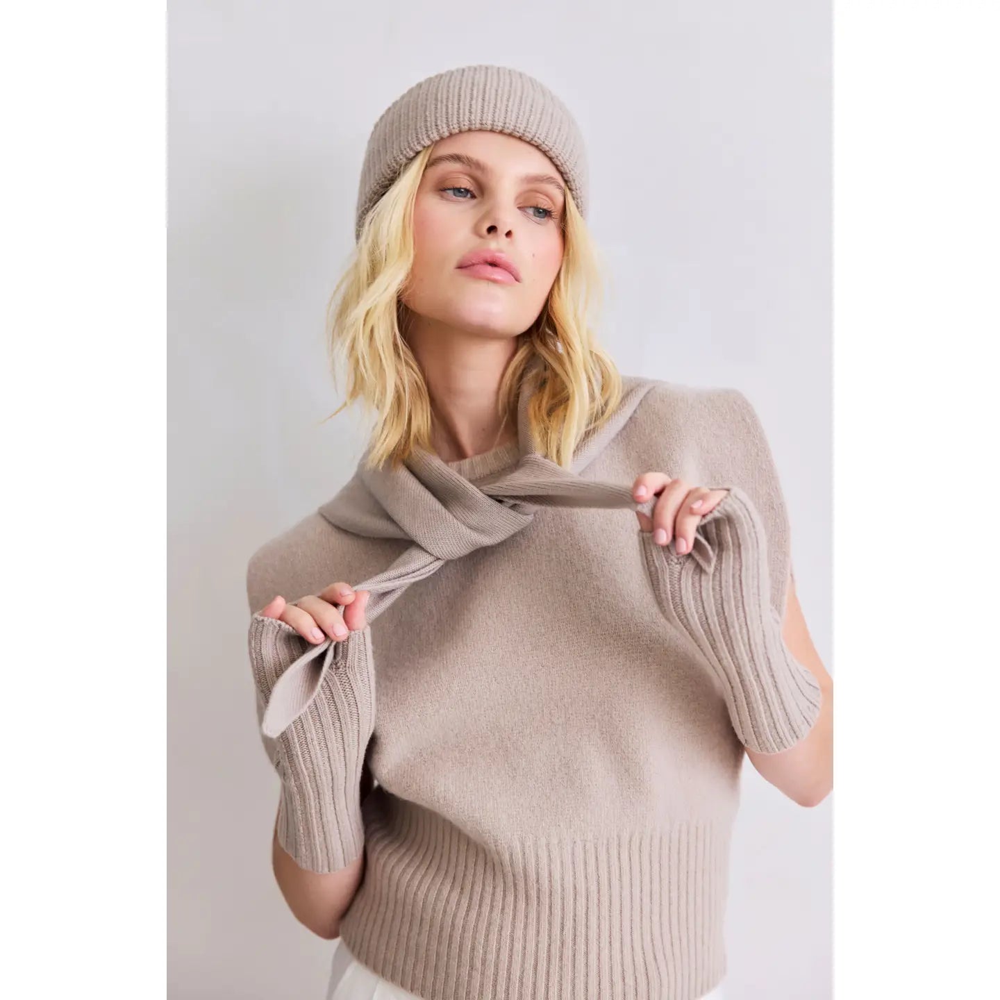 Merino Wool Triangle Scarf