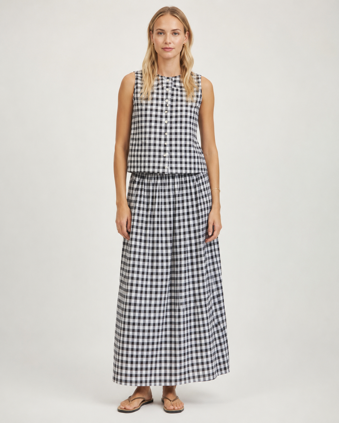 Maelle Button Front Top A.ren