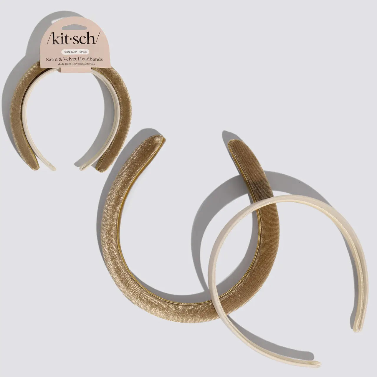Satin and Velvet Headband Set - Sprig Beauty Co
