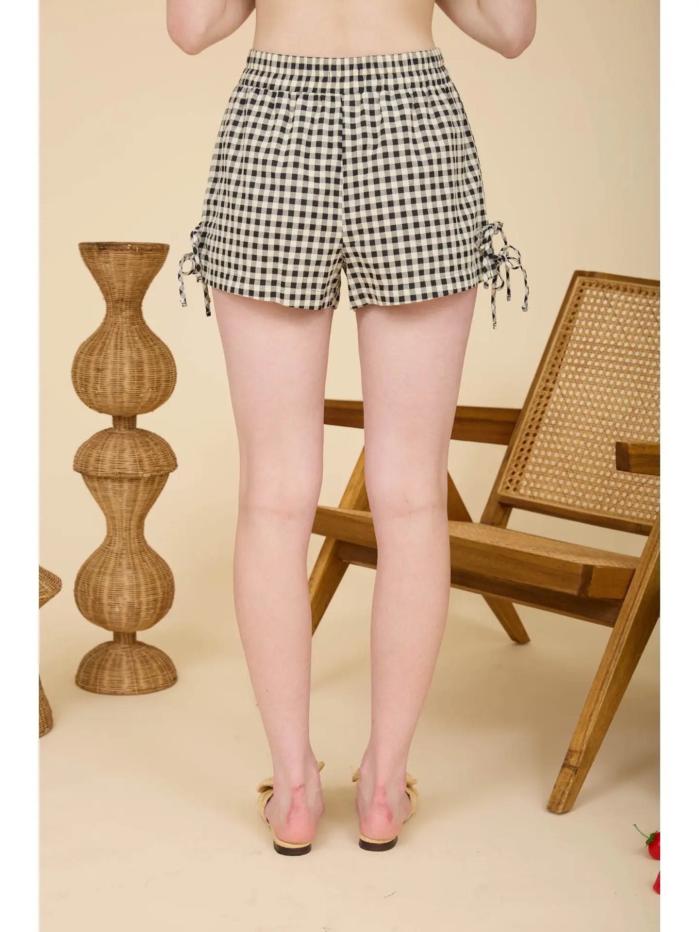 Laine Gingham Short Moonriver