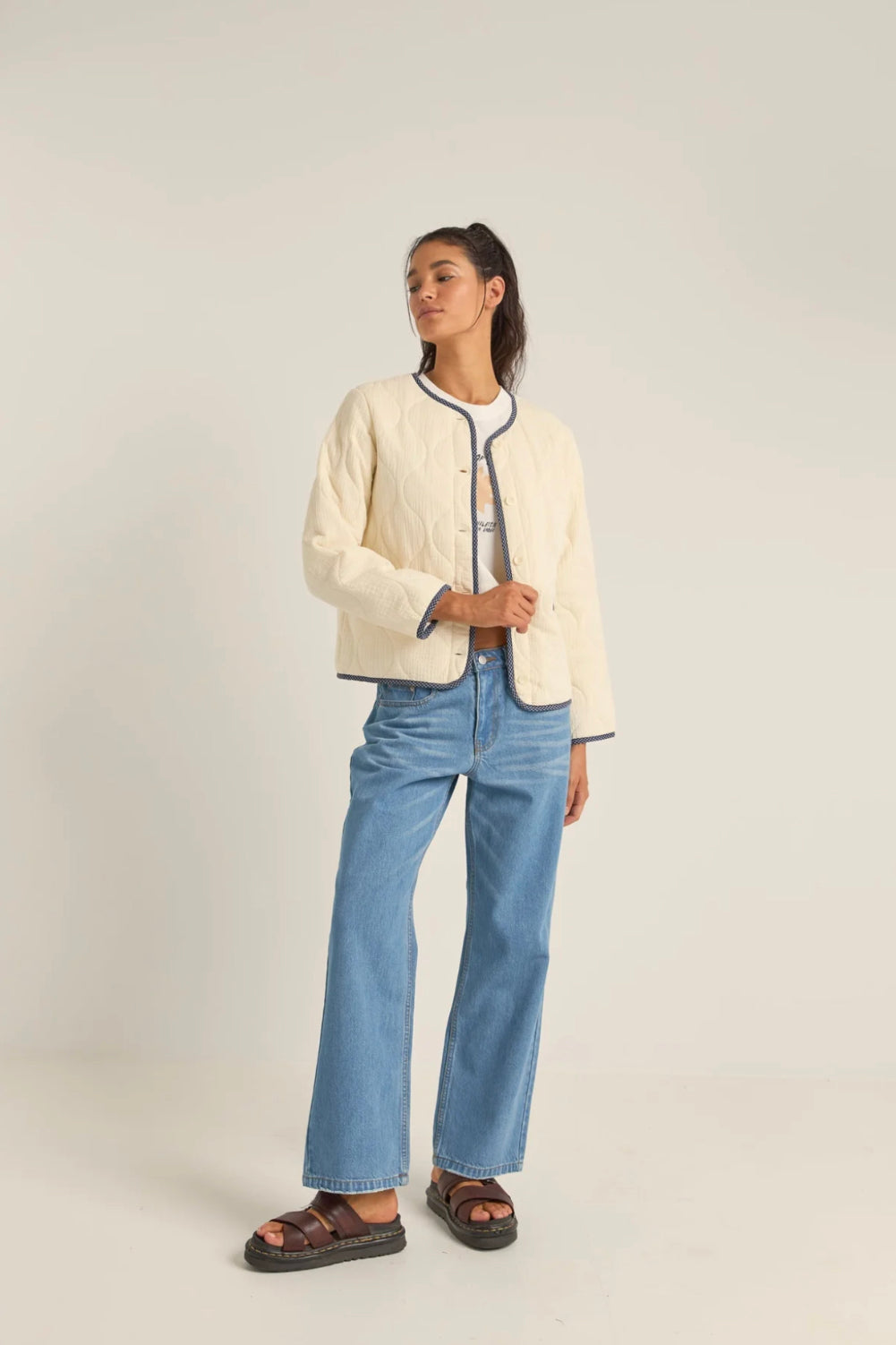 Check Quilted Jacket